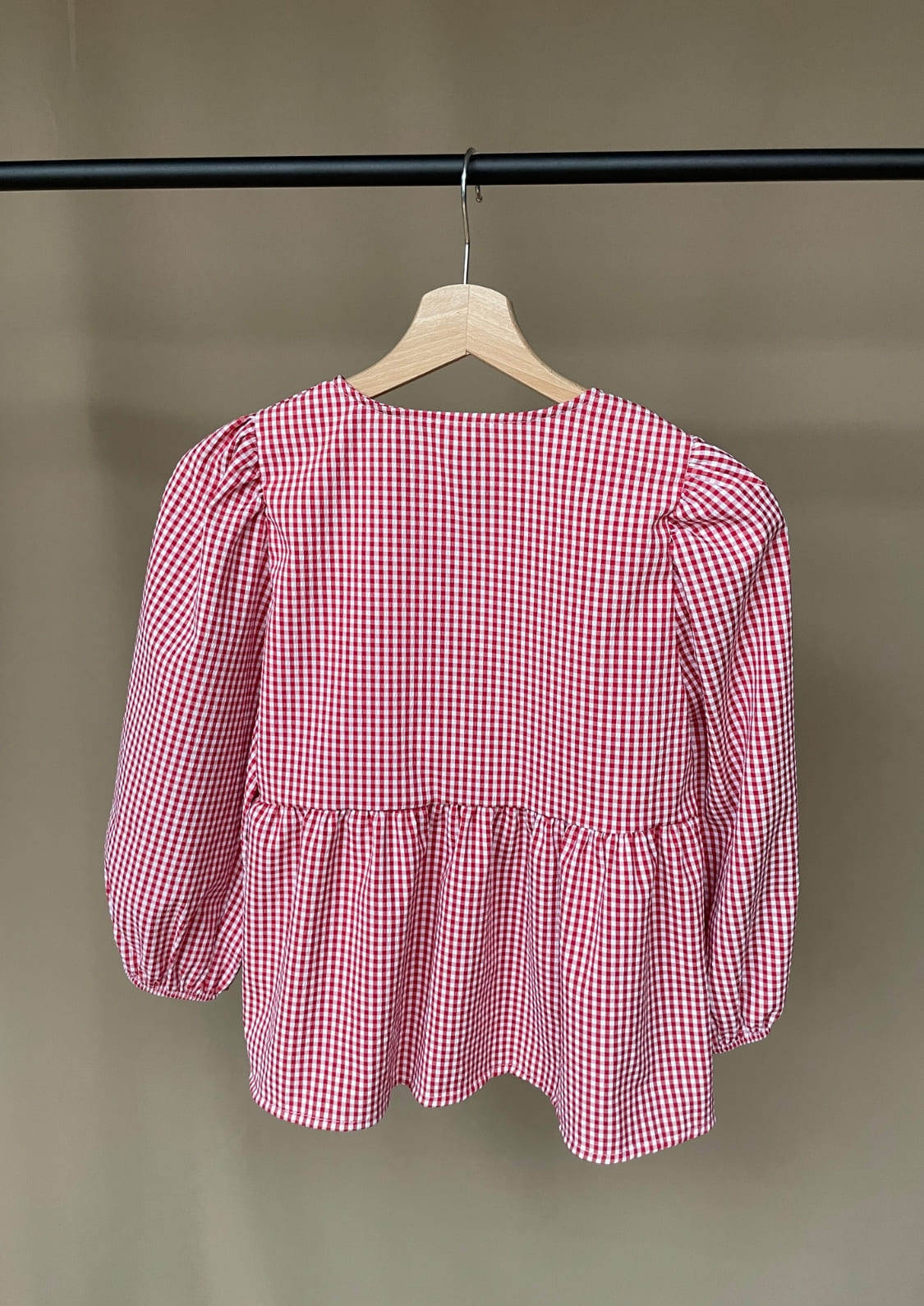 Blusa Lisboa - Rojo Vichy