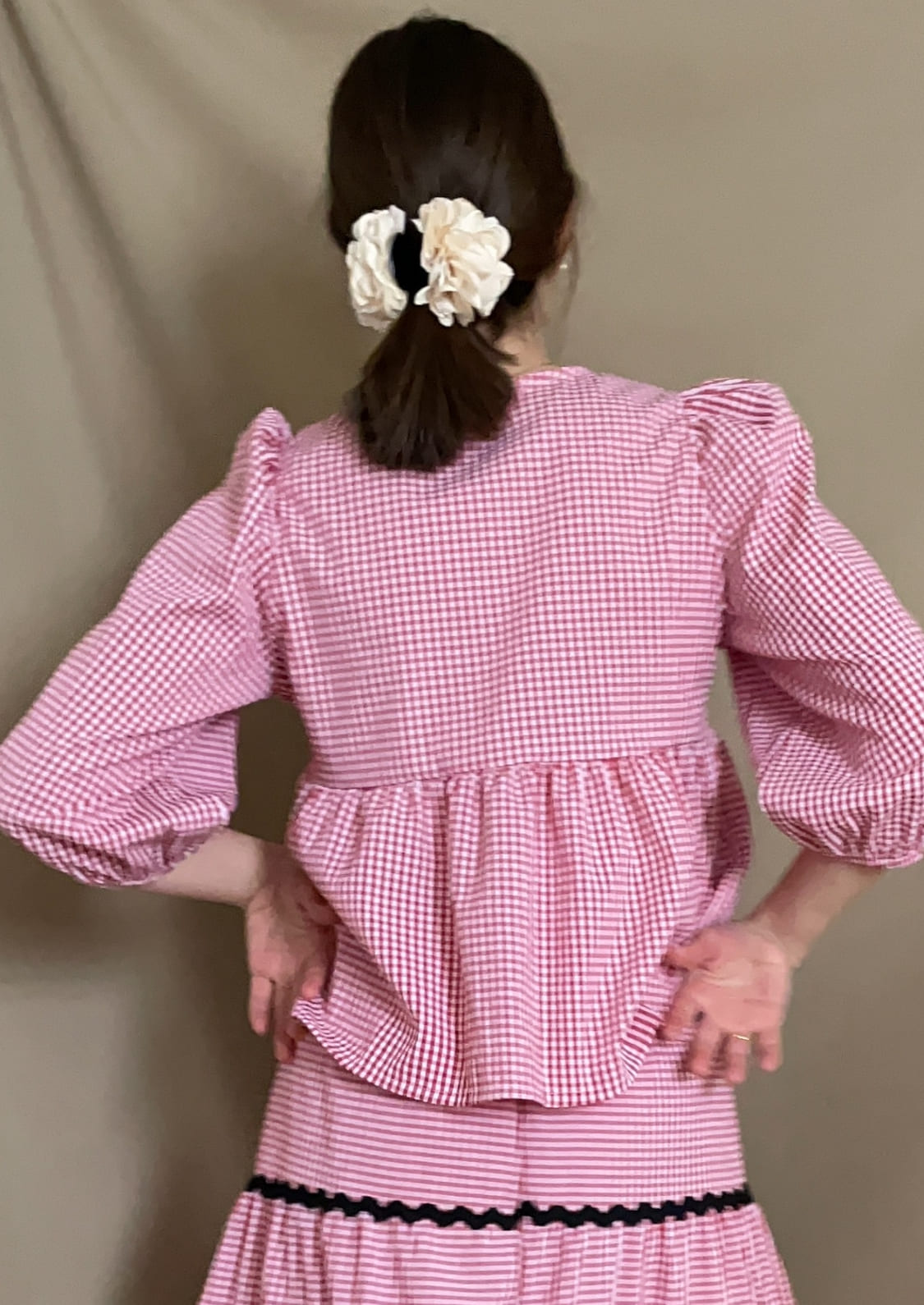 Blusa Lisboa - Rojo Vichy