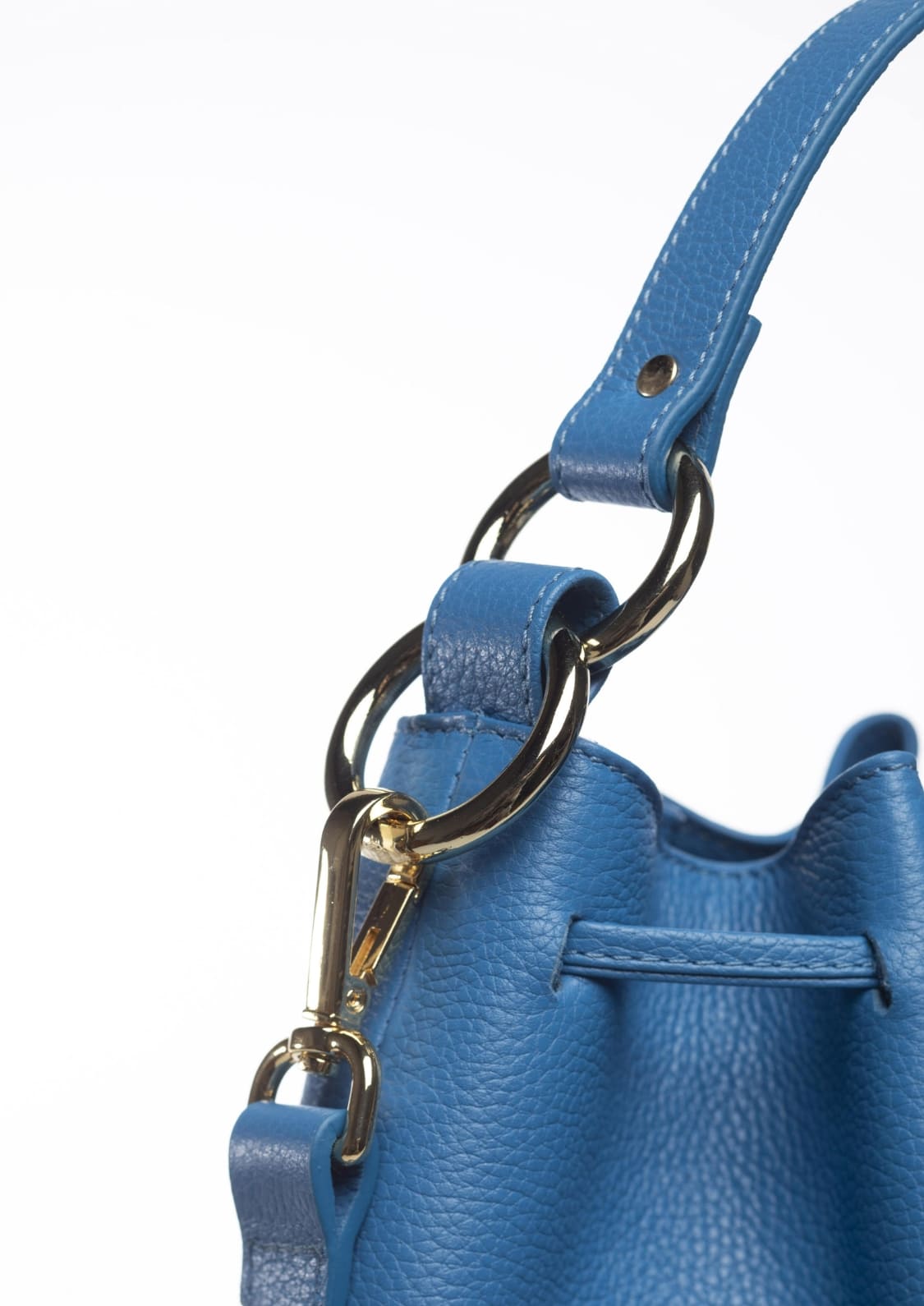 Bolso bombonera grande - Azul capri