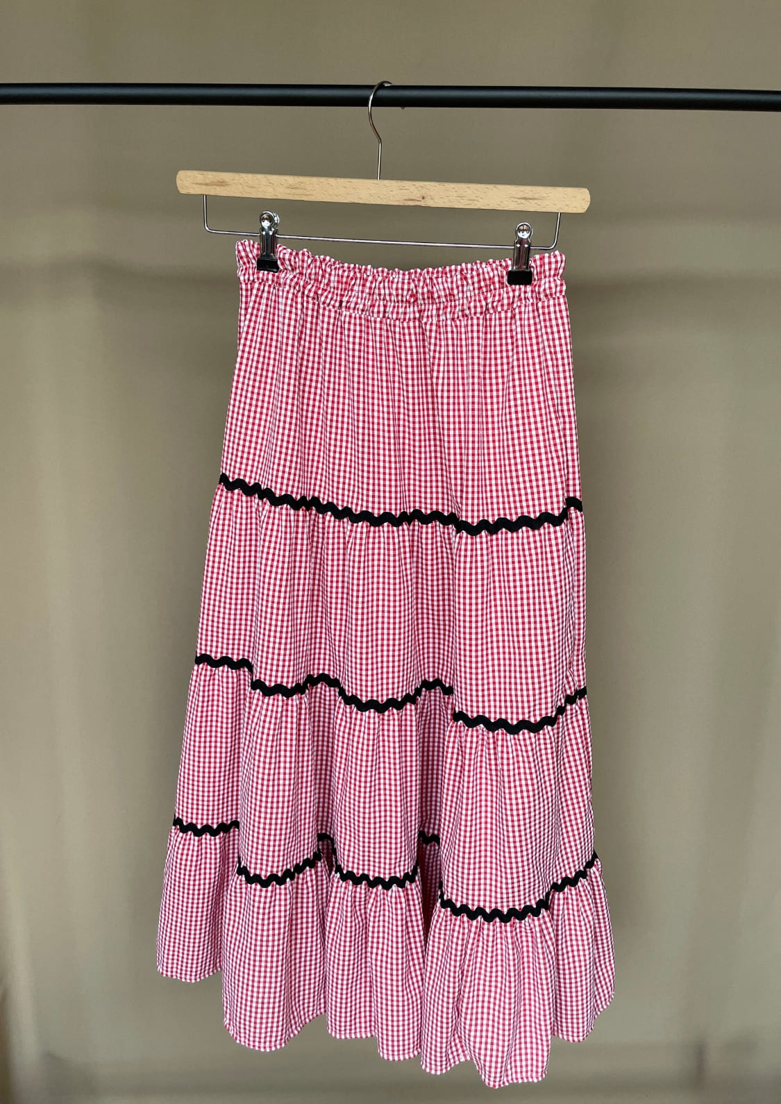 Conjunto Oporto manga larga - Rojo Vichy