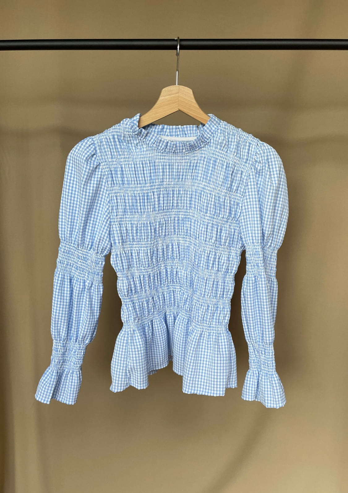 Conjunto Oporto manga larga - Azul Vichy