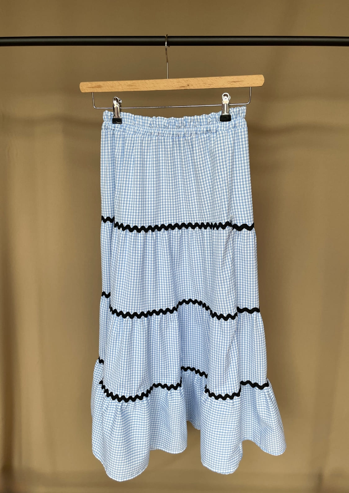 Conjunto Oporto manga larga - Azul Vichy