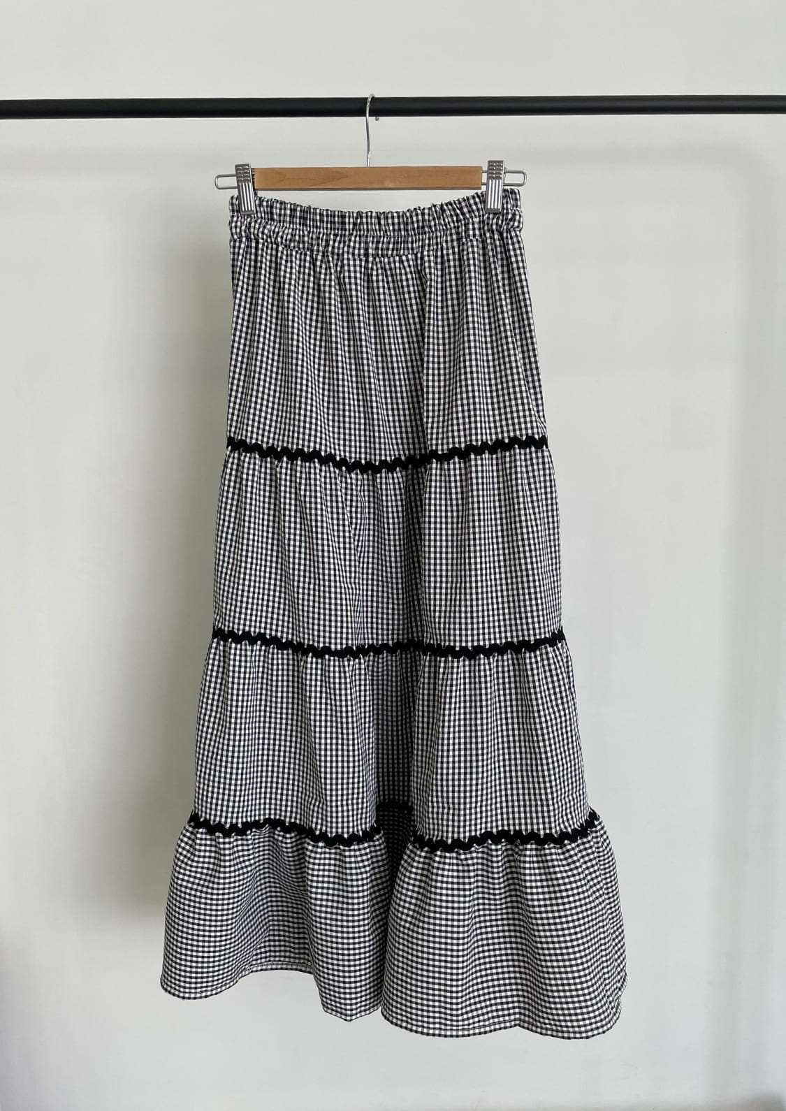 Falda Oporto - Negro Vichy