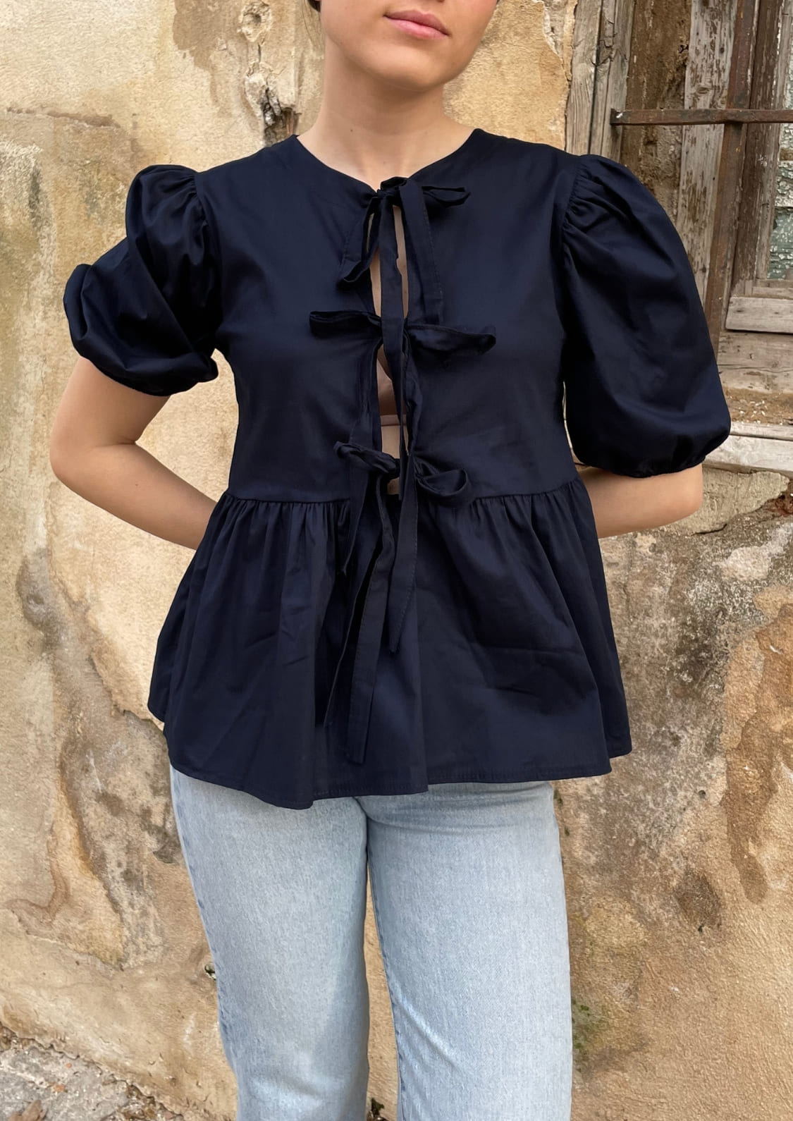 Blusa Lisboa - Azul marino