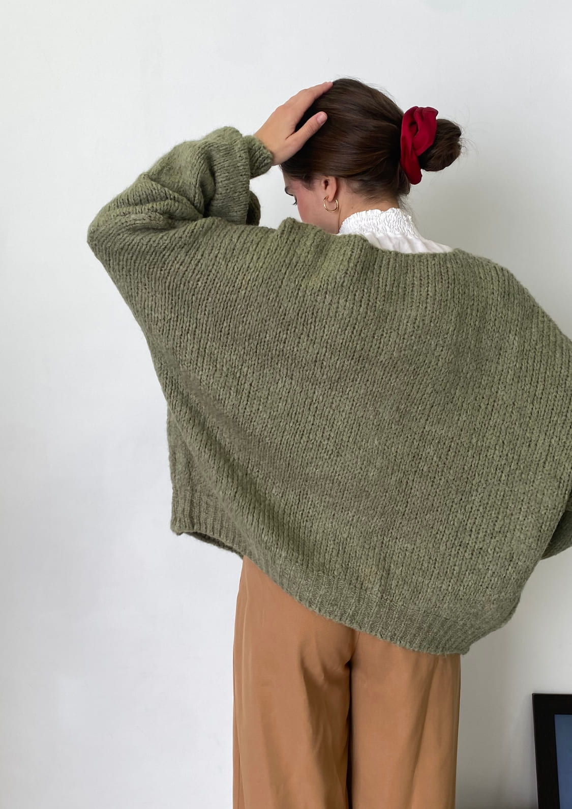 Chaqueta Lana - Verde oliva
