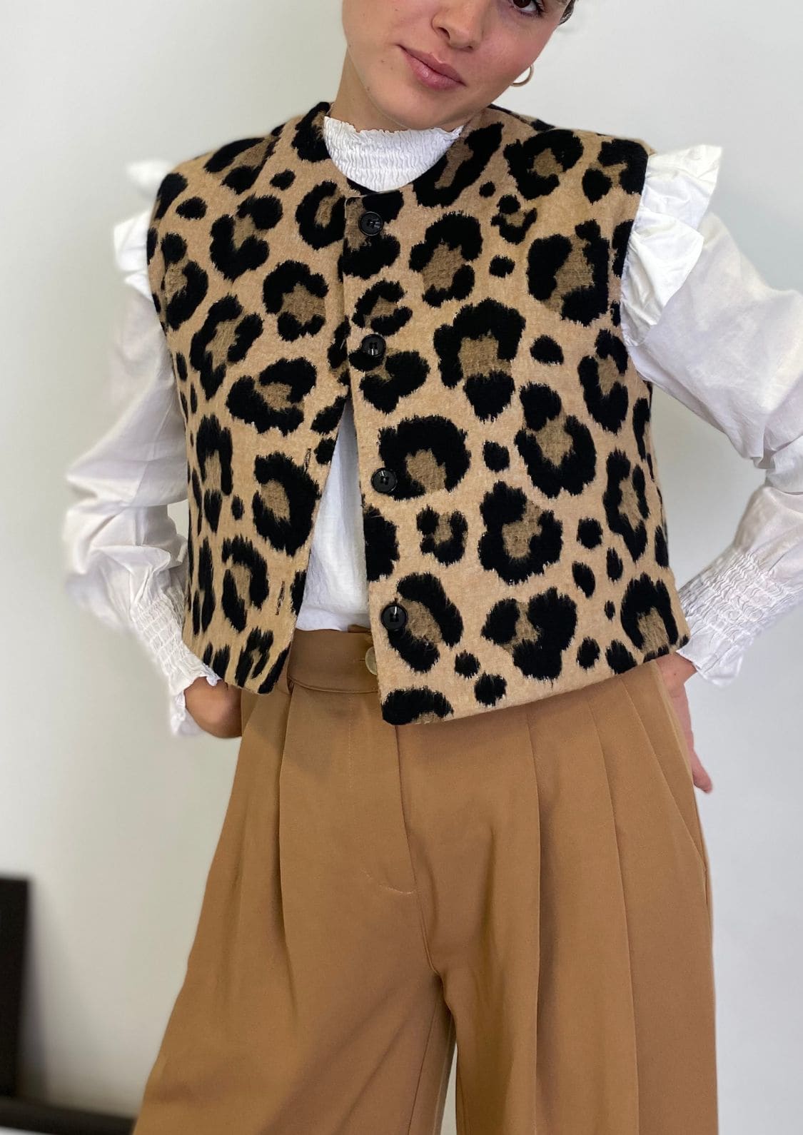 Chaleco Lola - Leopardo
