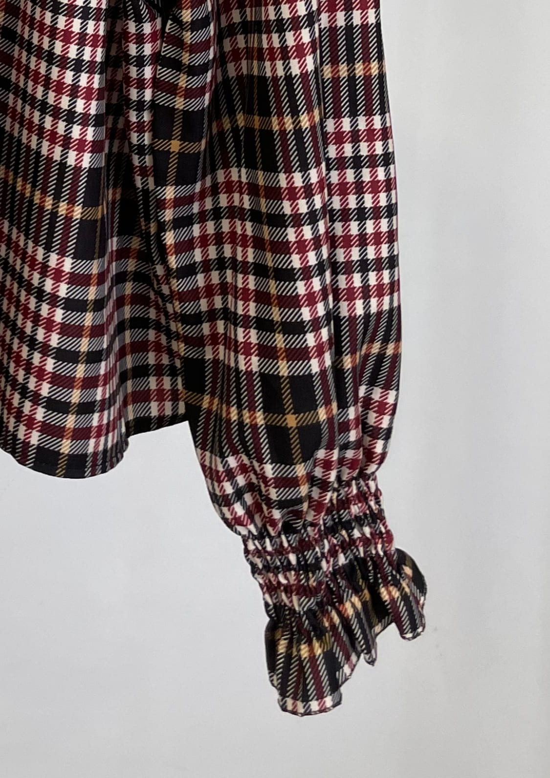 Blusa Tartán - Granate