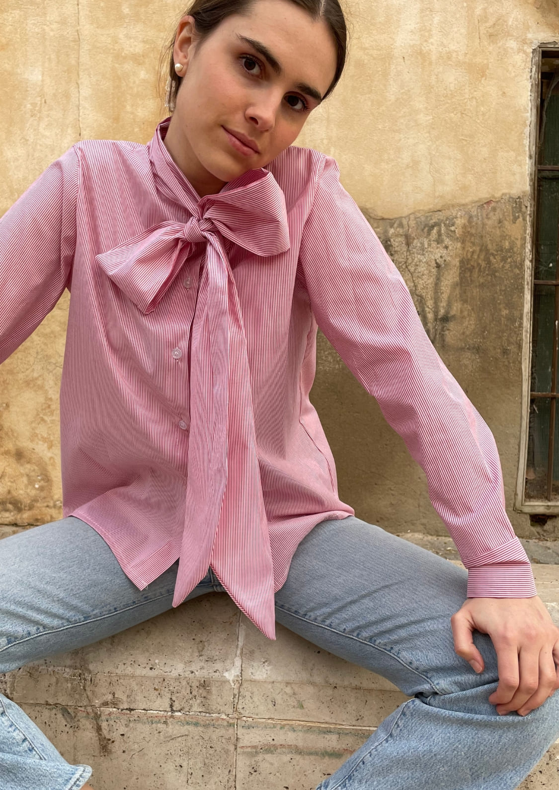 Blusa Manuela - Burdeos