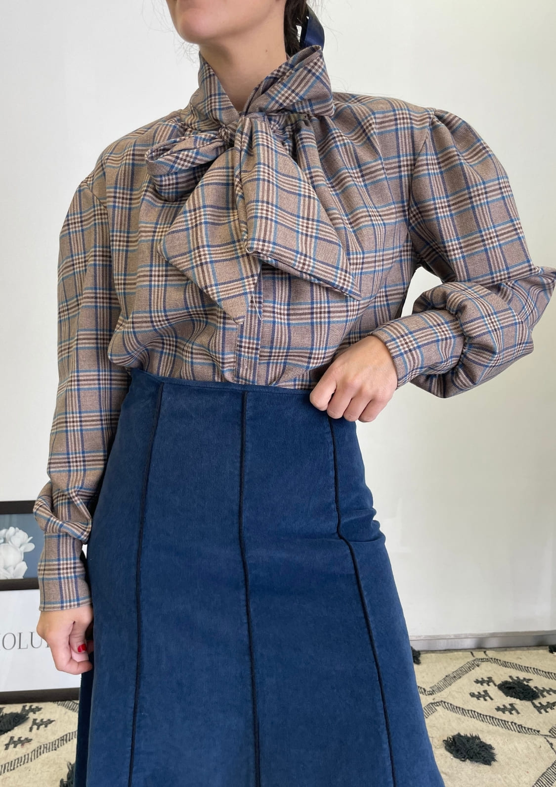 Blusa Windsor - Marrón
