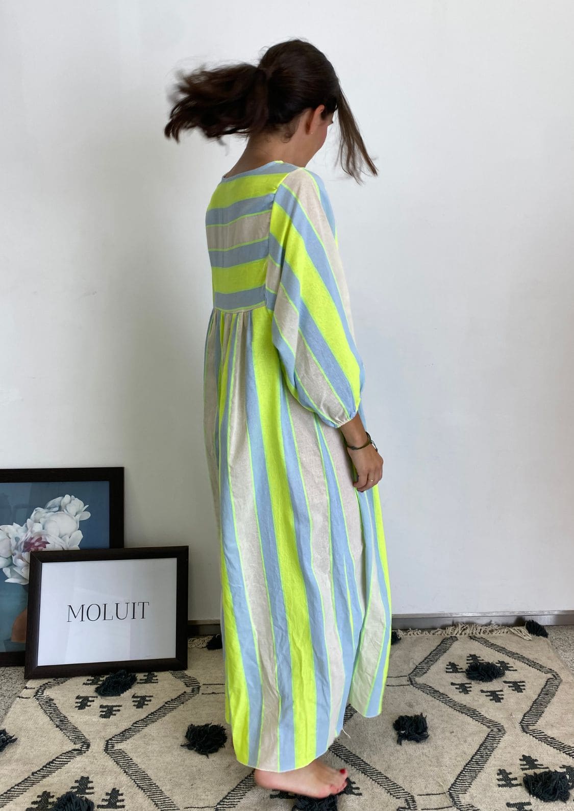 Vestido Flúor - Amarillo