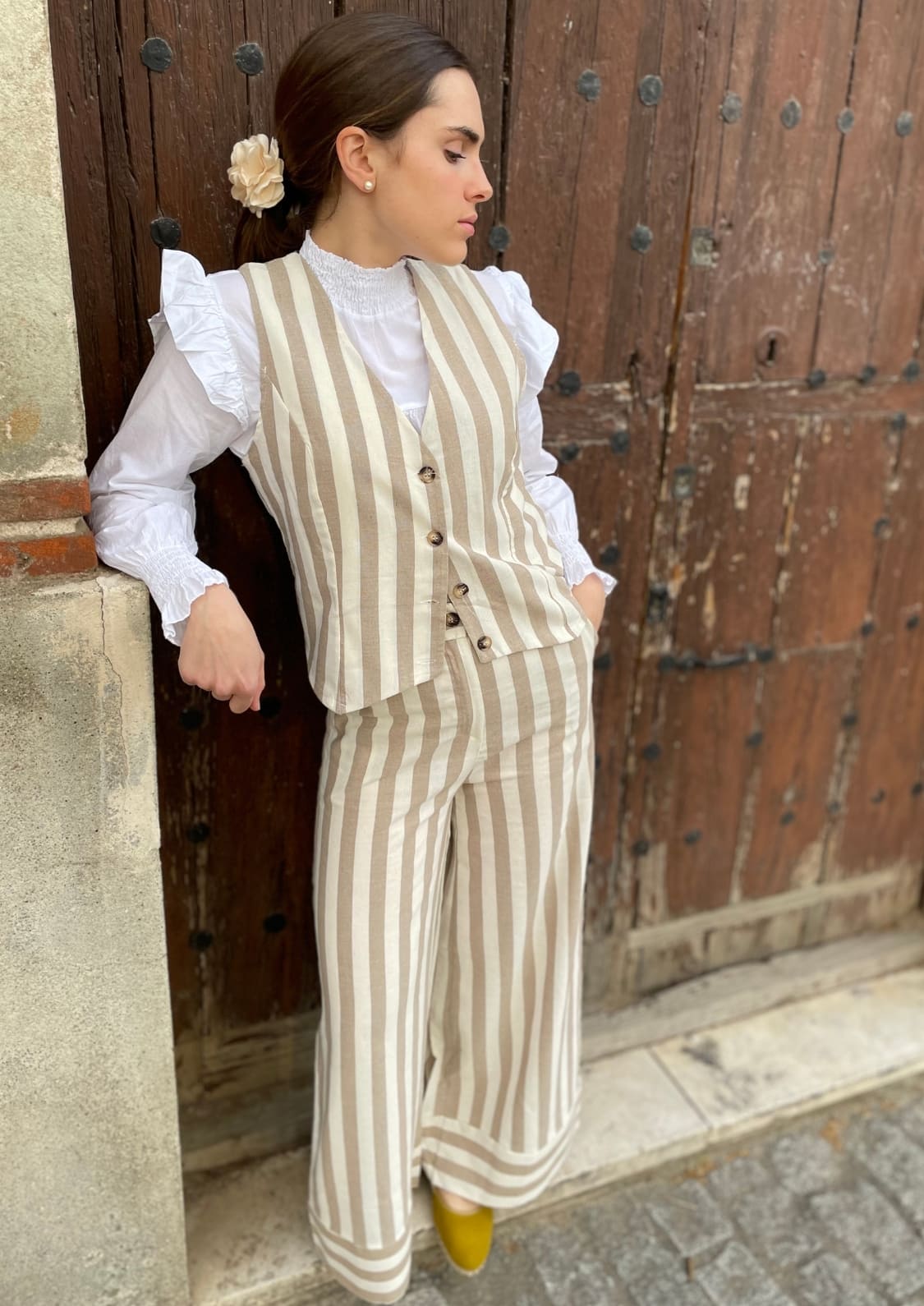 Conjunto pijamero - Beige