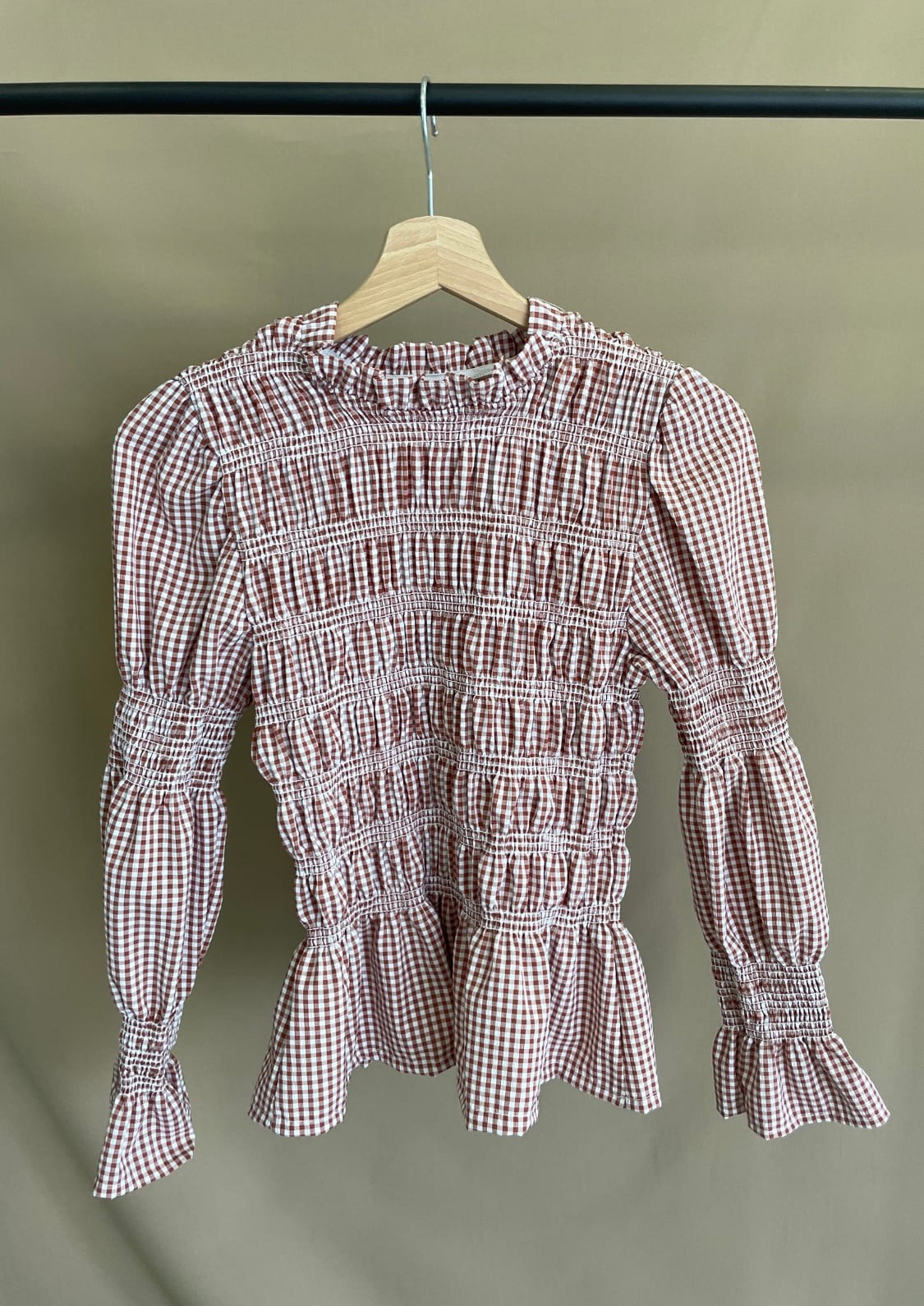 Blusa Oporto manga larga - Caldero Vichy
