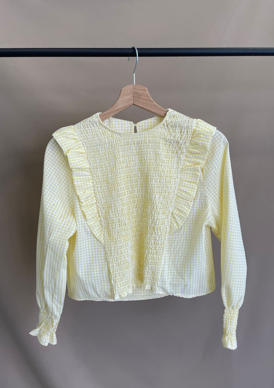 Blusa Ibiza - Amarillo Vichy