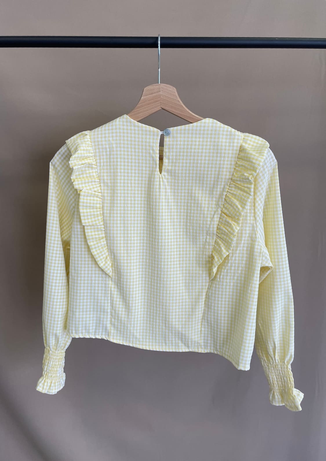 Blusa Ibiza - Amarillo Vichy