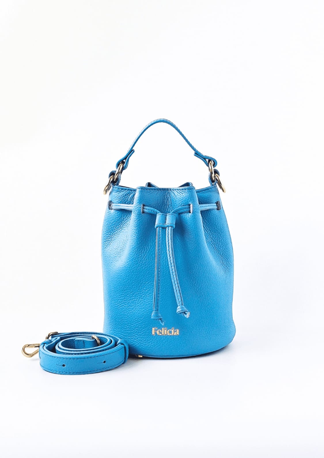 Bolso bombonera pequeño - Azul cielo