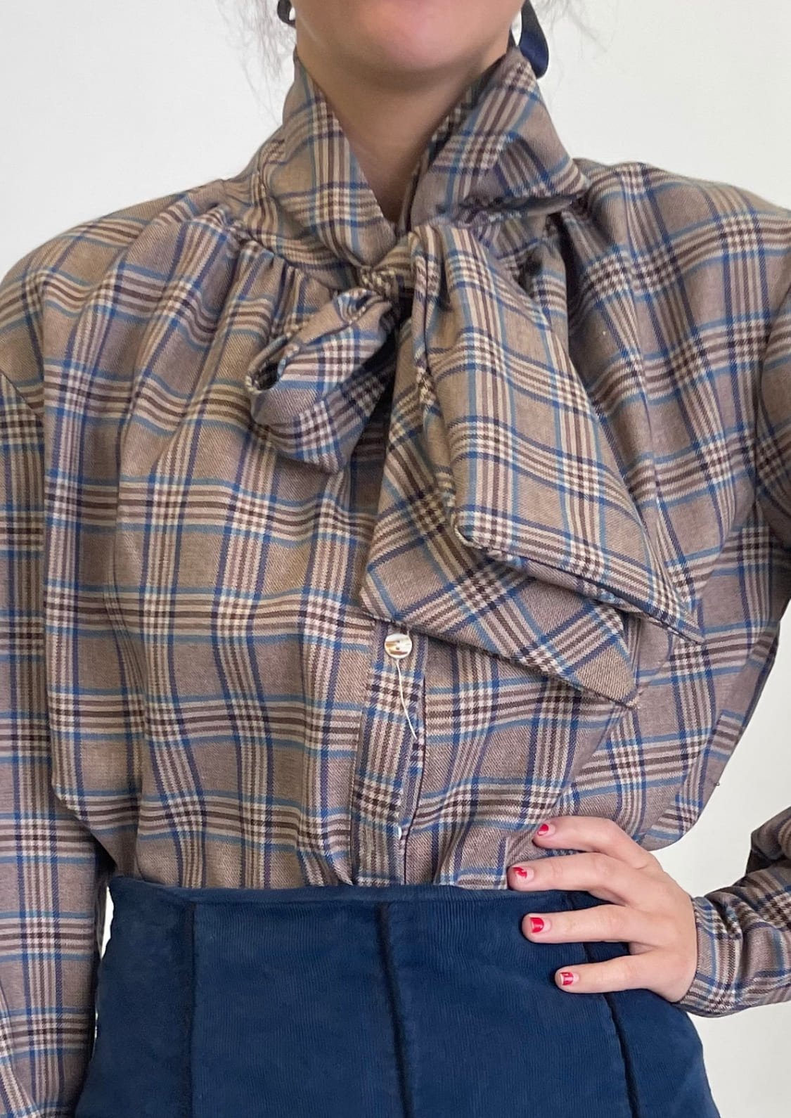 Blusa Windsor - Marrón