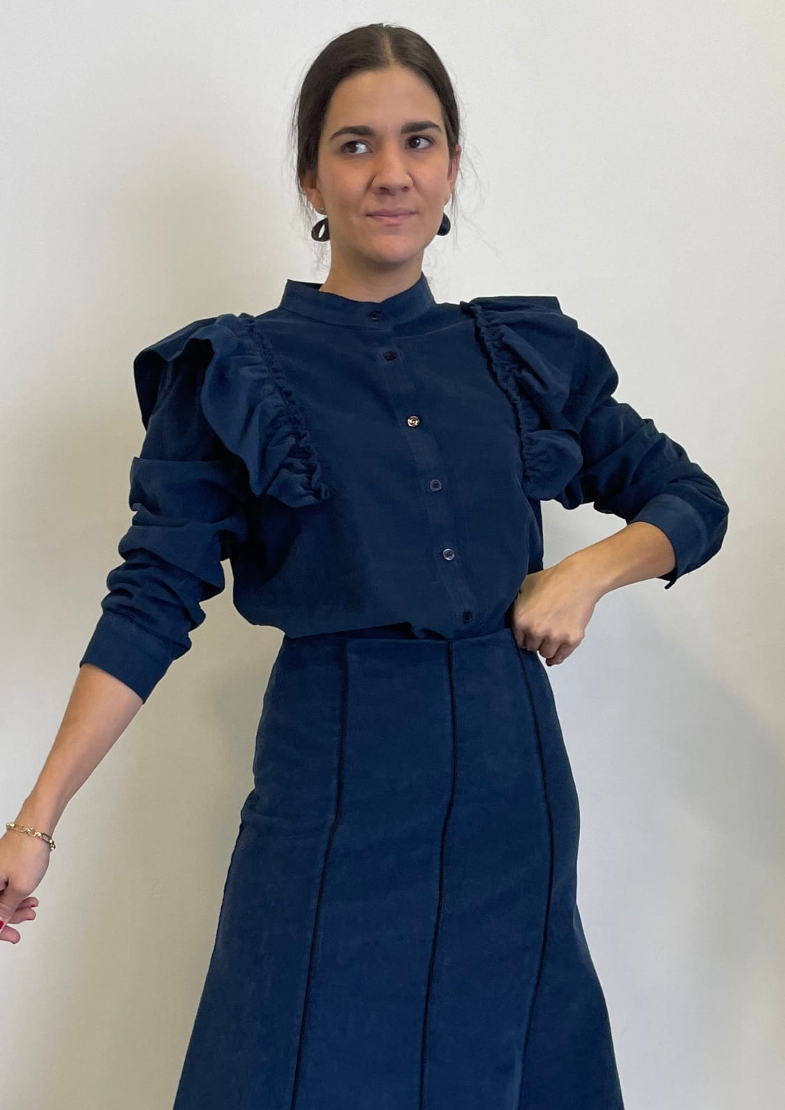 Blusa Mesina - Azul marino