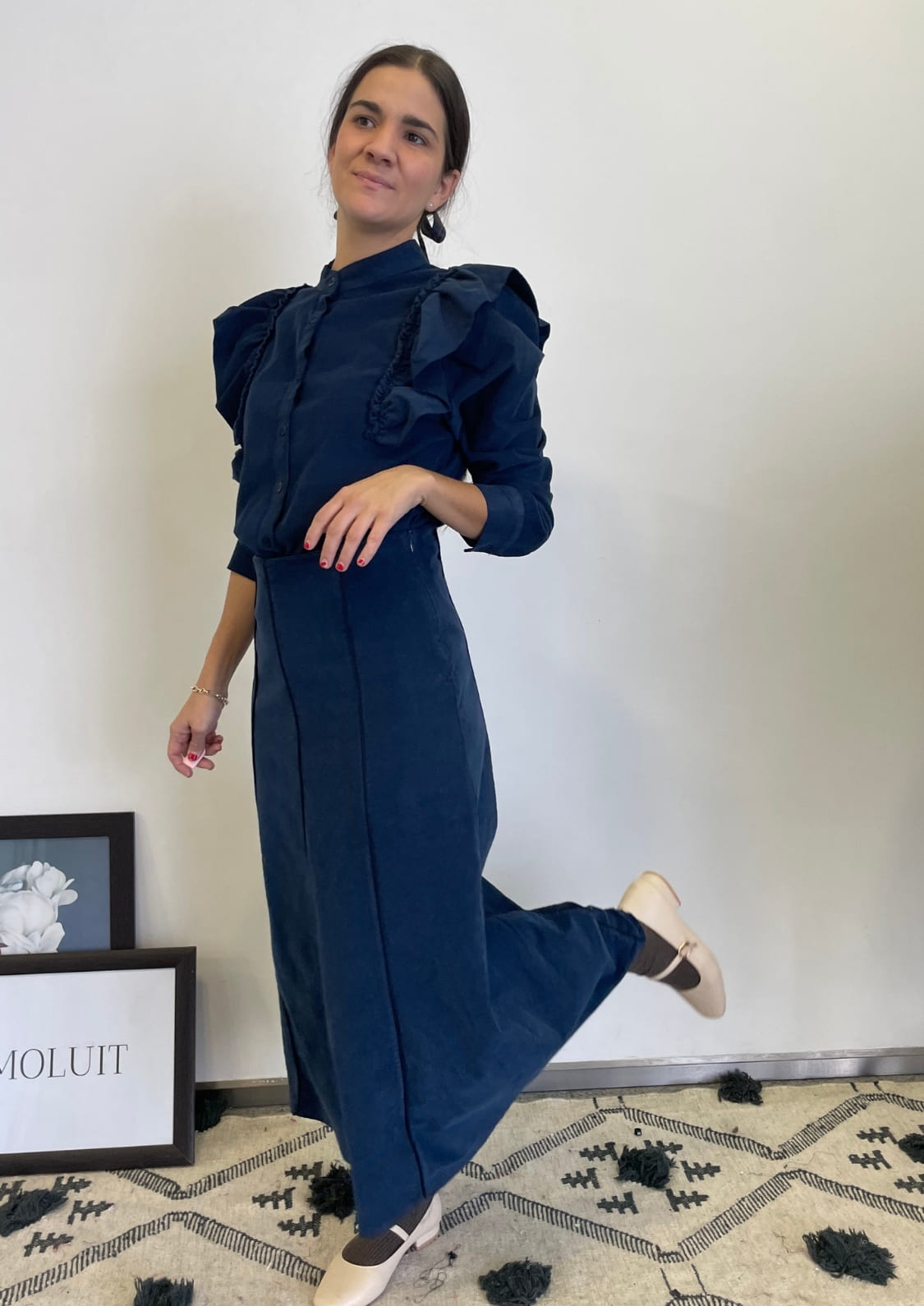 Blusa Mesina - Azul marino