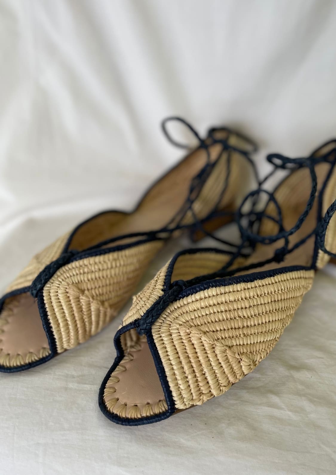 Sandalia Asian - Crudo/Azul