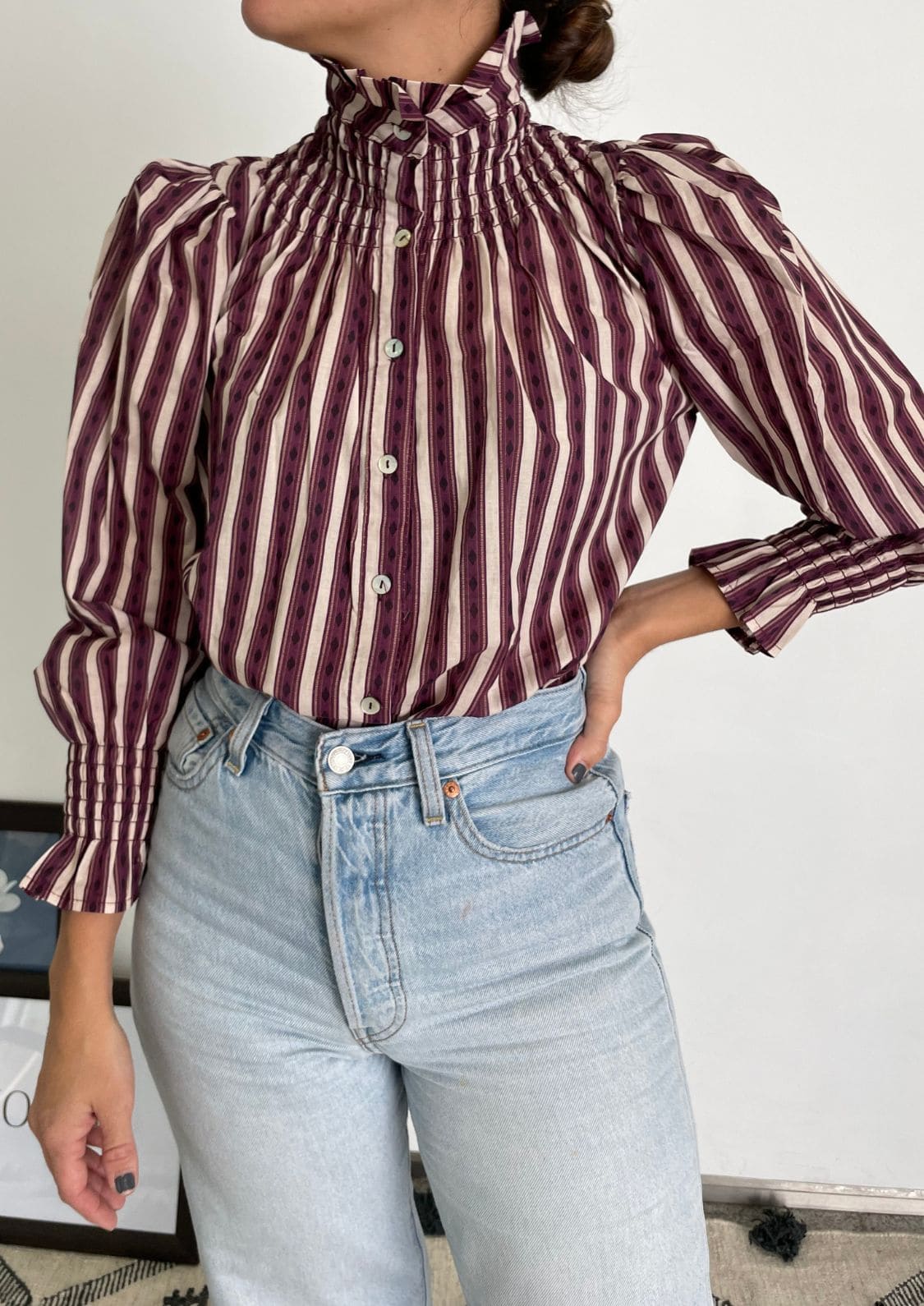 Blusa Milán - Berenjena