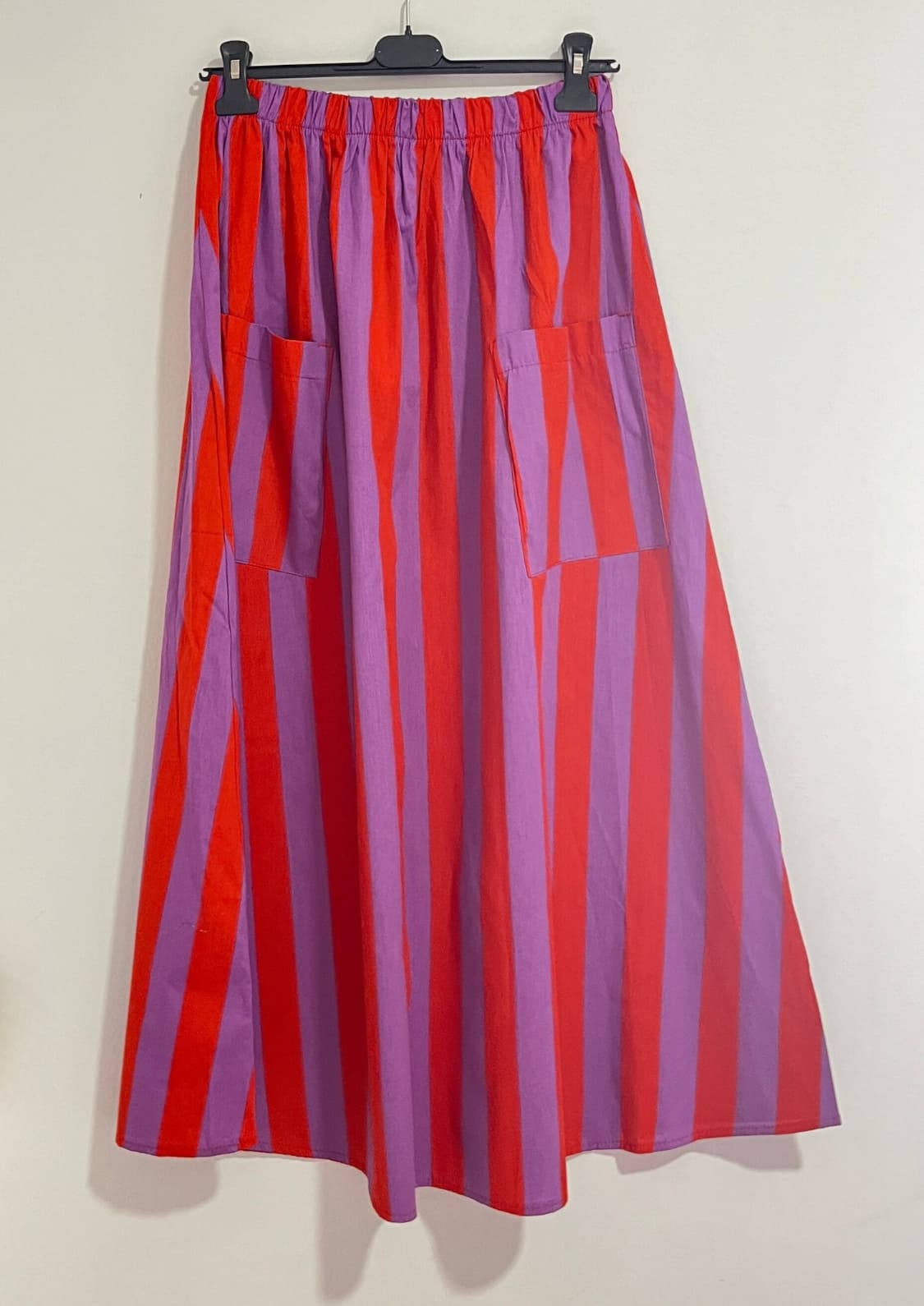 Falda Copenhague - Violeta/Rojo