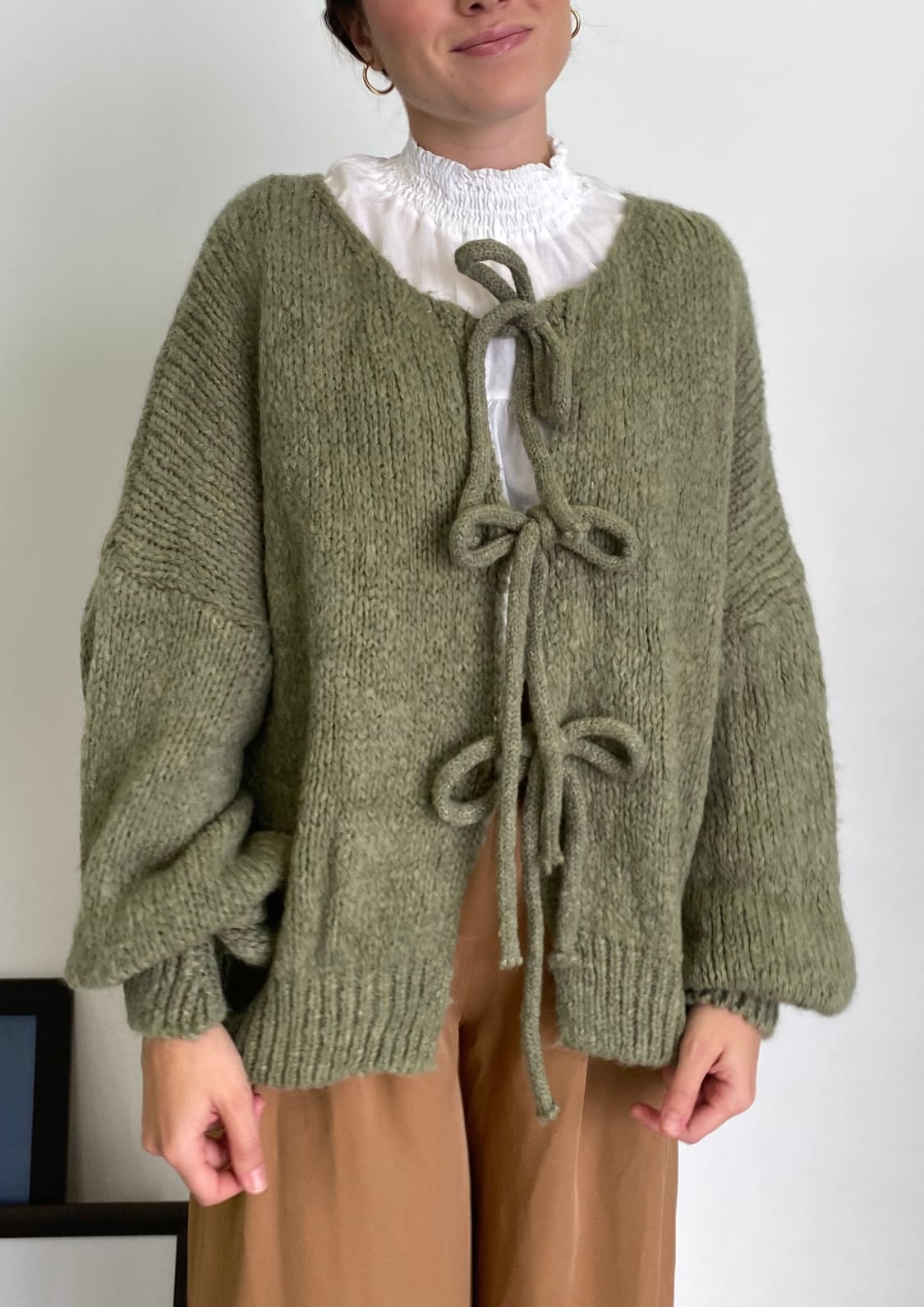 Chaqueta Lana - Verde oliva