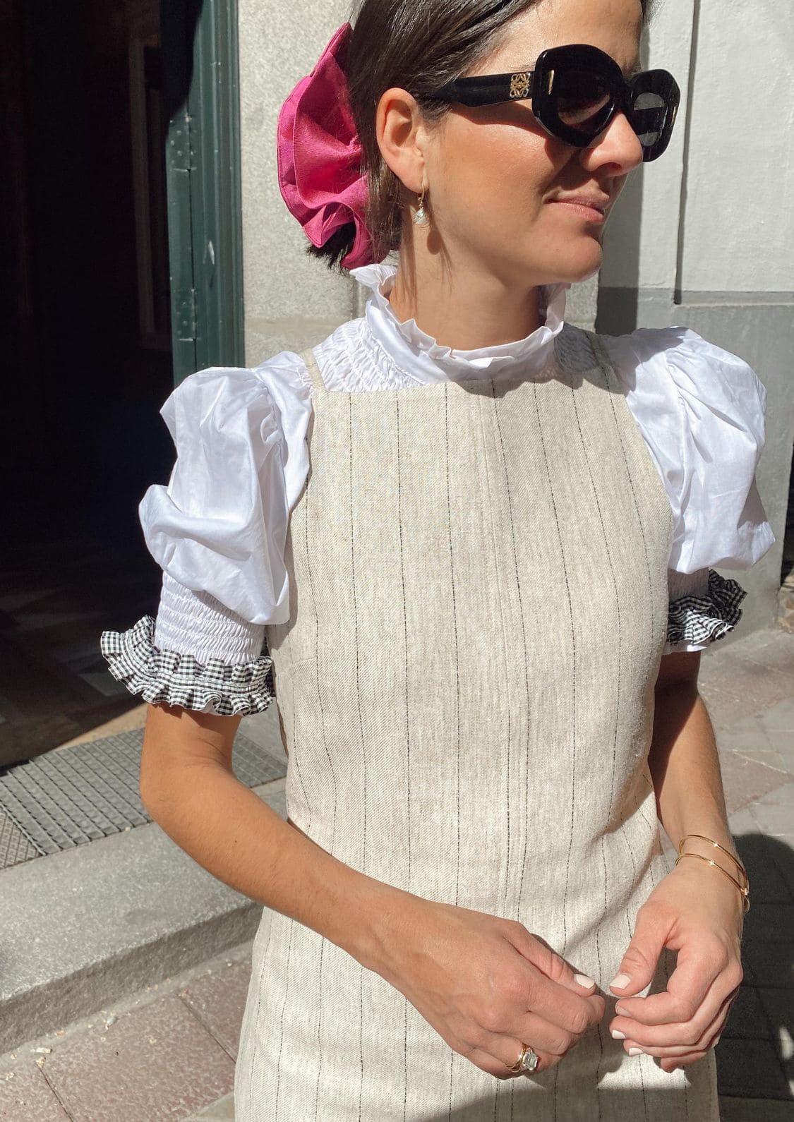 Blusa Milán - Blanco y Negro
