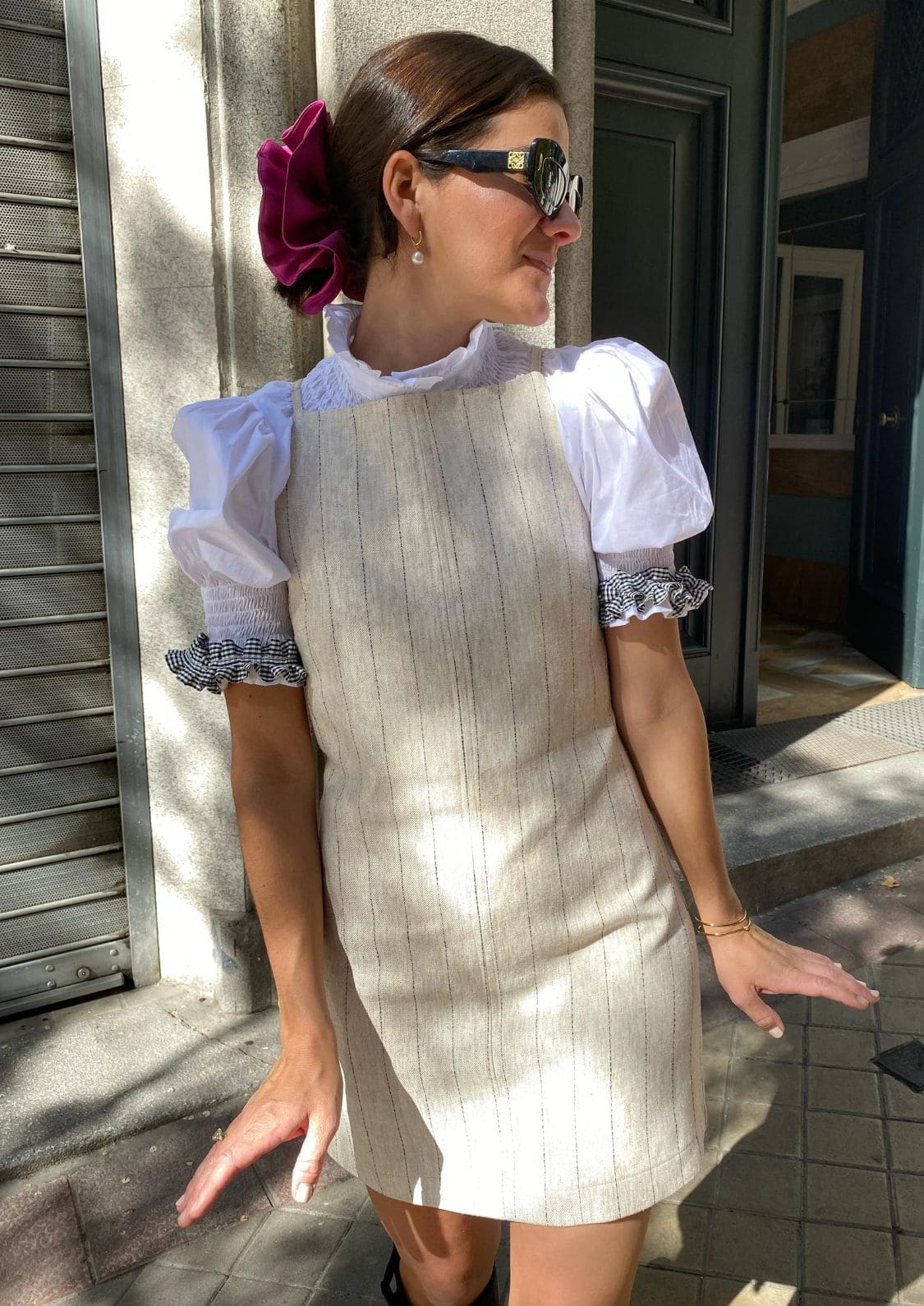Blusa Milán - Blanco y Negro