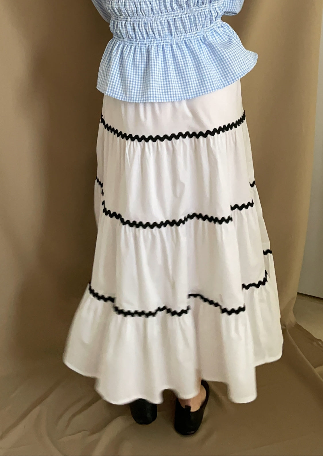 Falda Oporto - Blanco Lisa