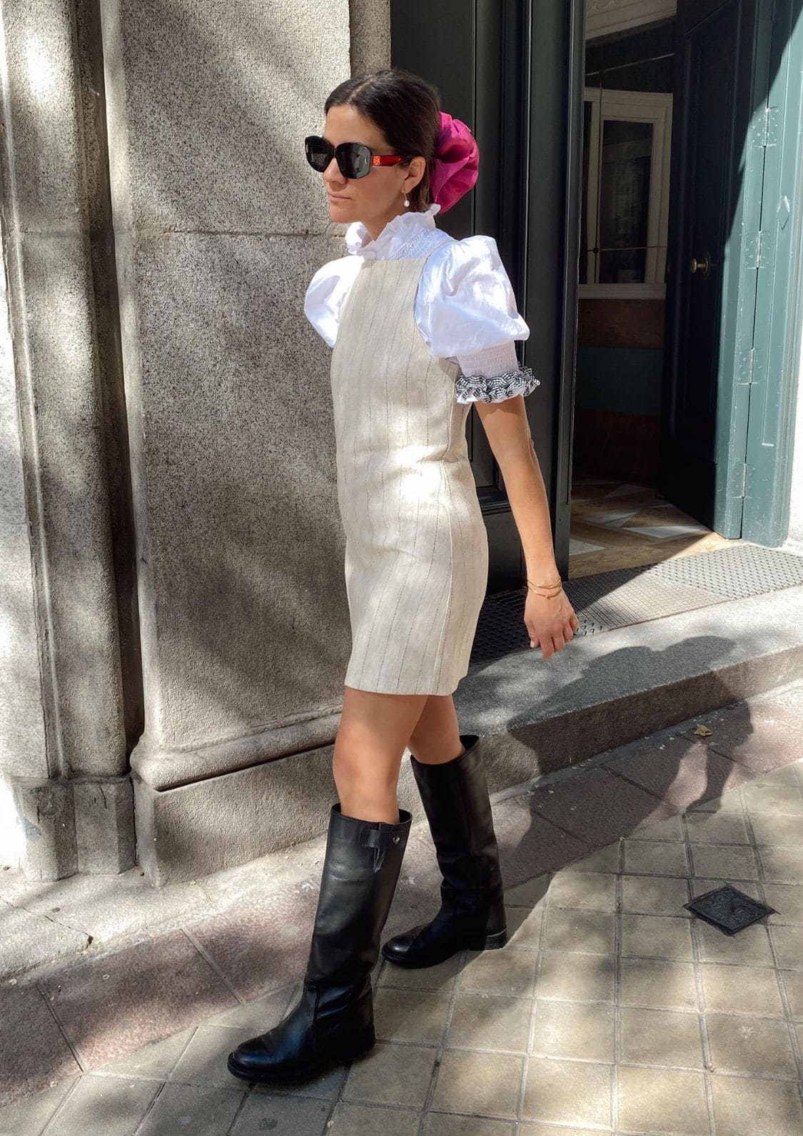 Blusa Milán - Blanco y Negro