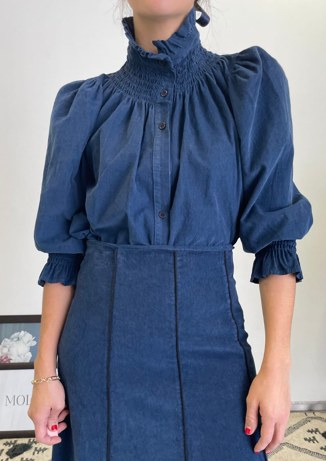 Blusa Milán - Azul marino