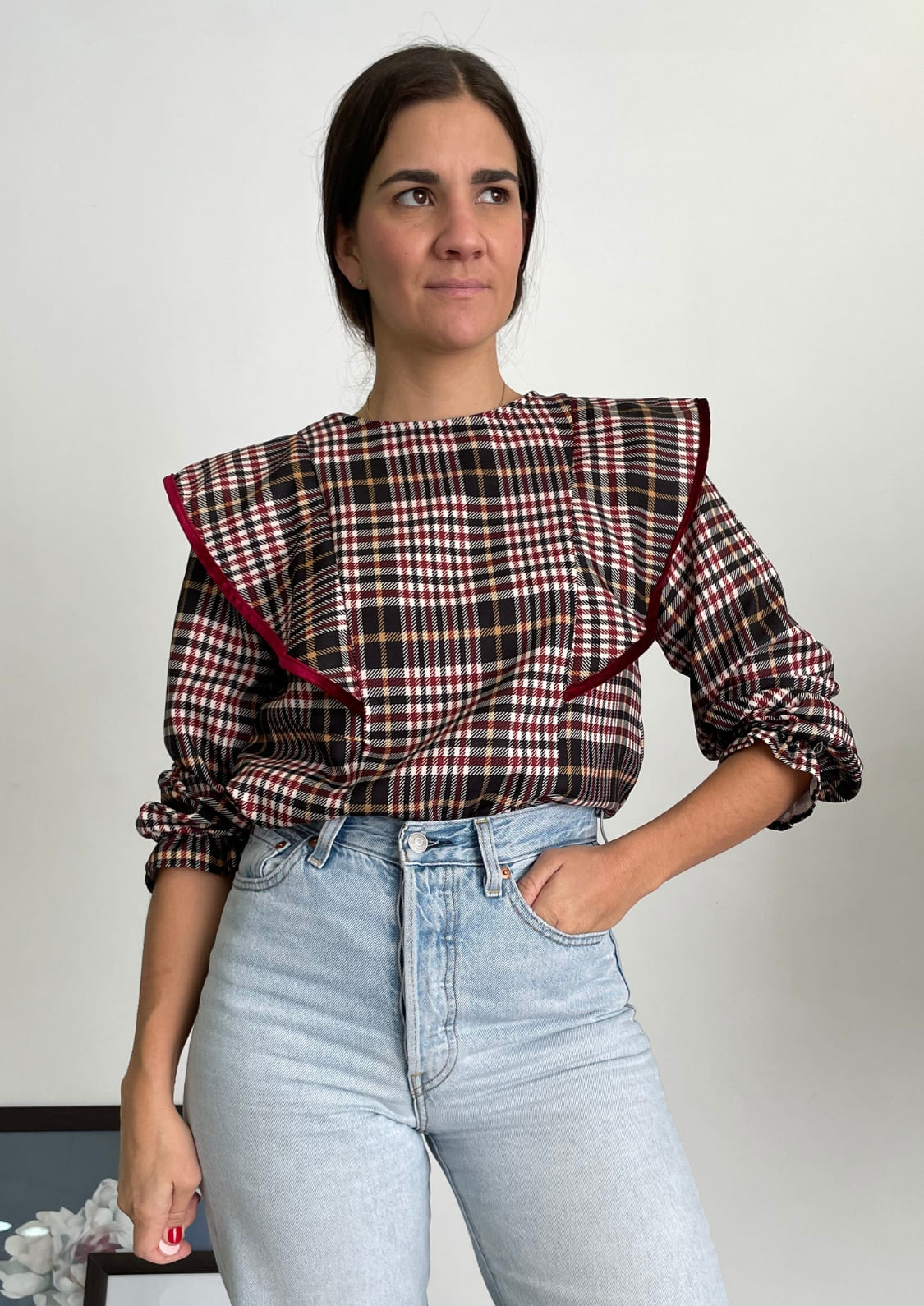 Blusa Aurora - Granate
