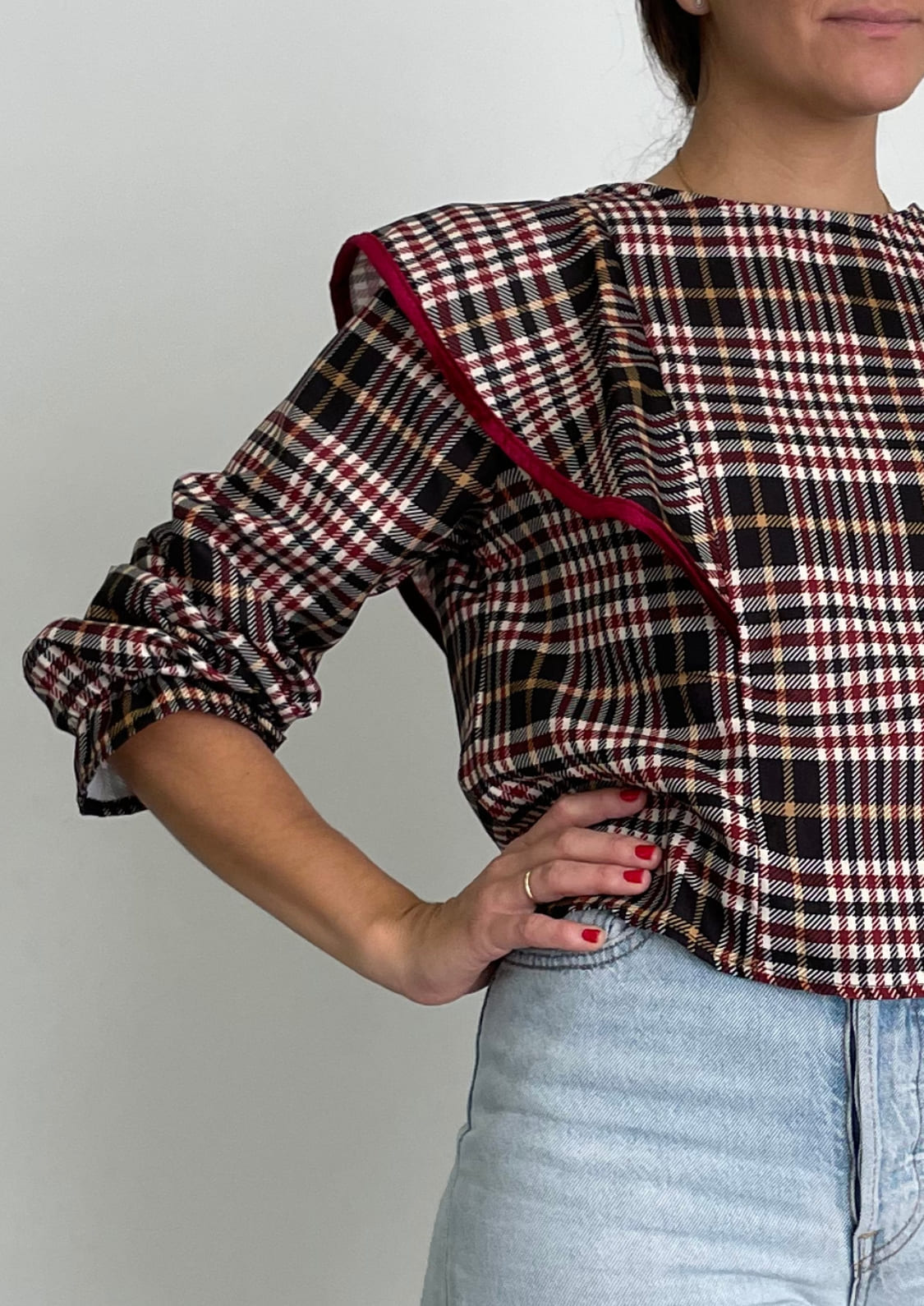 Blusa Aurora - Granate