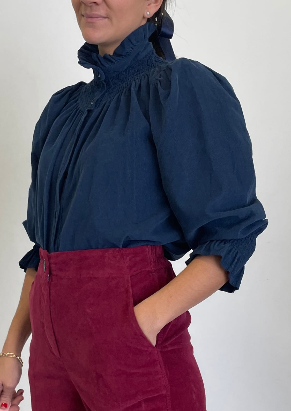 Blusa Milán - Azul marino
