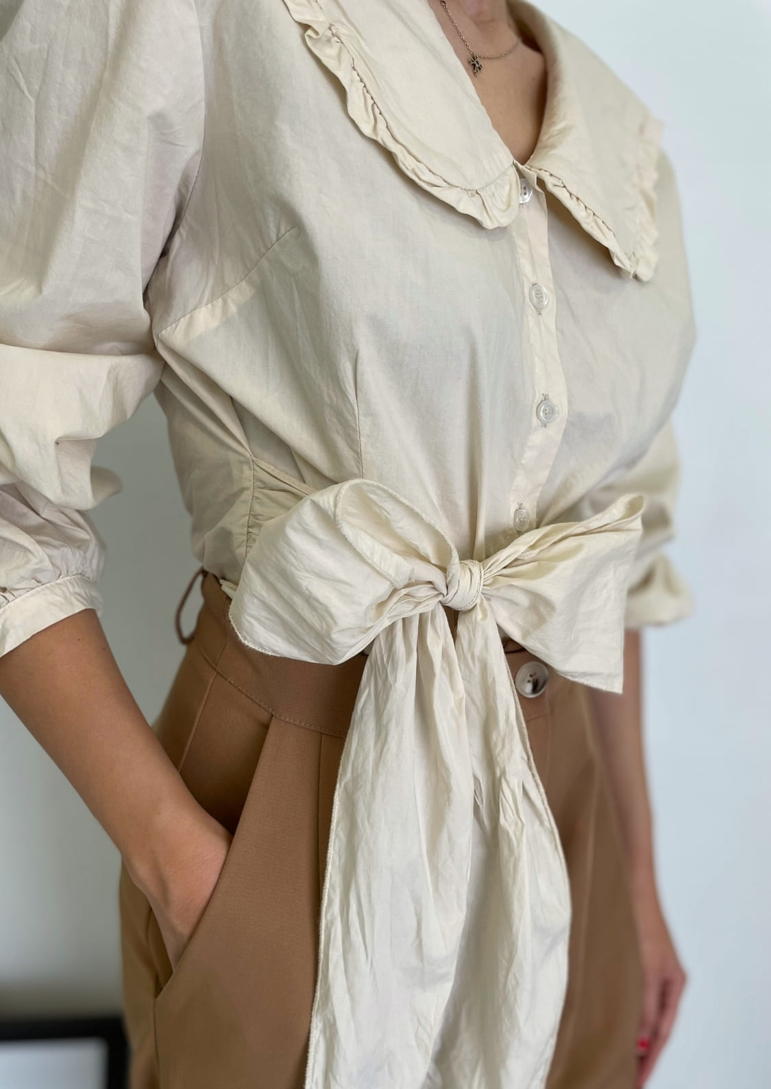 Blusa Praga - Beige