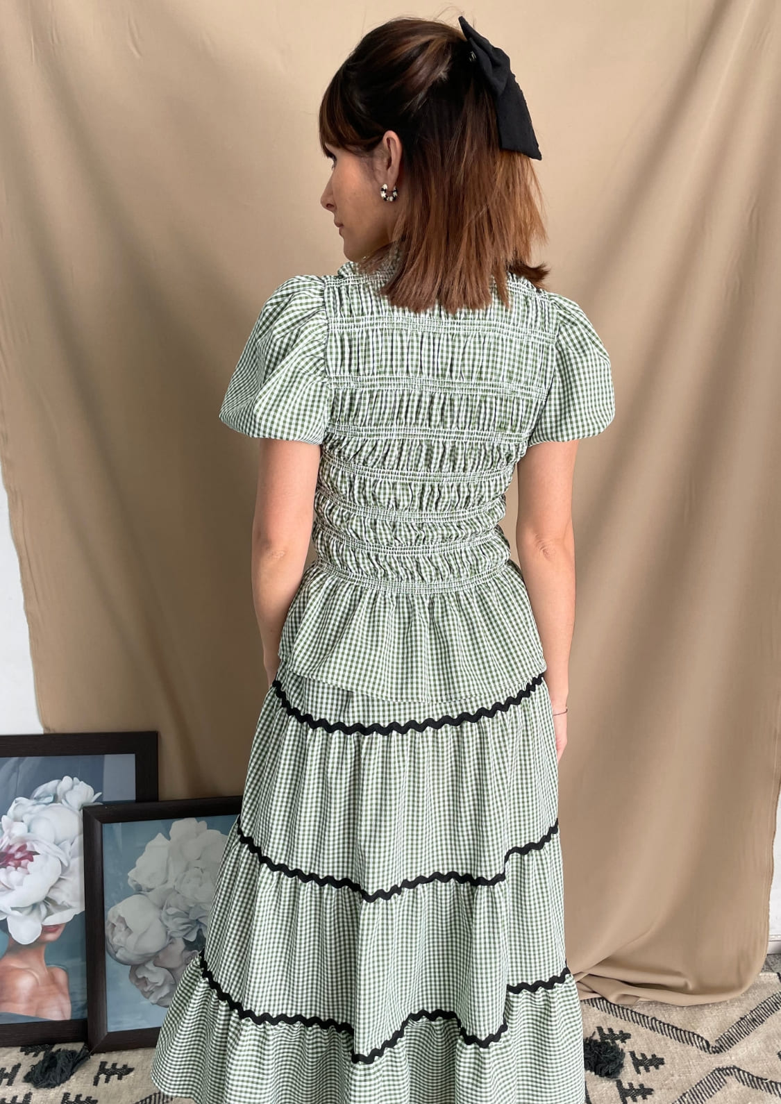 Conjunto Oporto manga corta - Verde Vichy