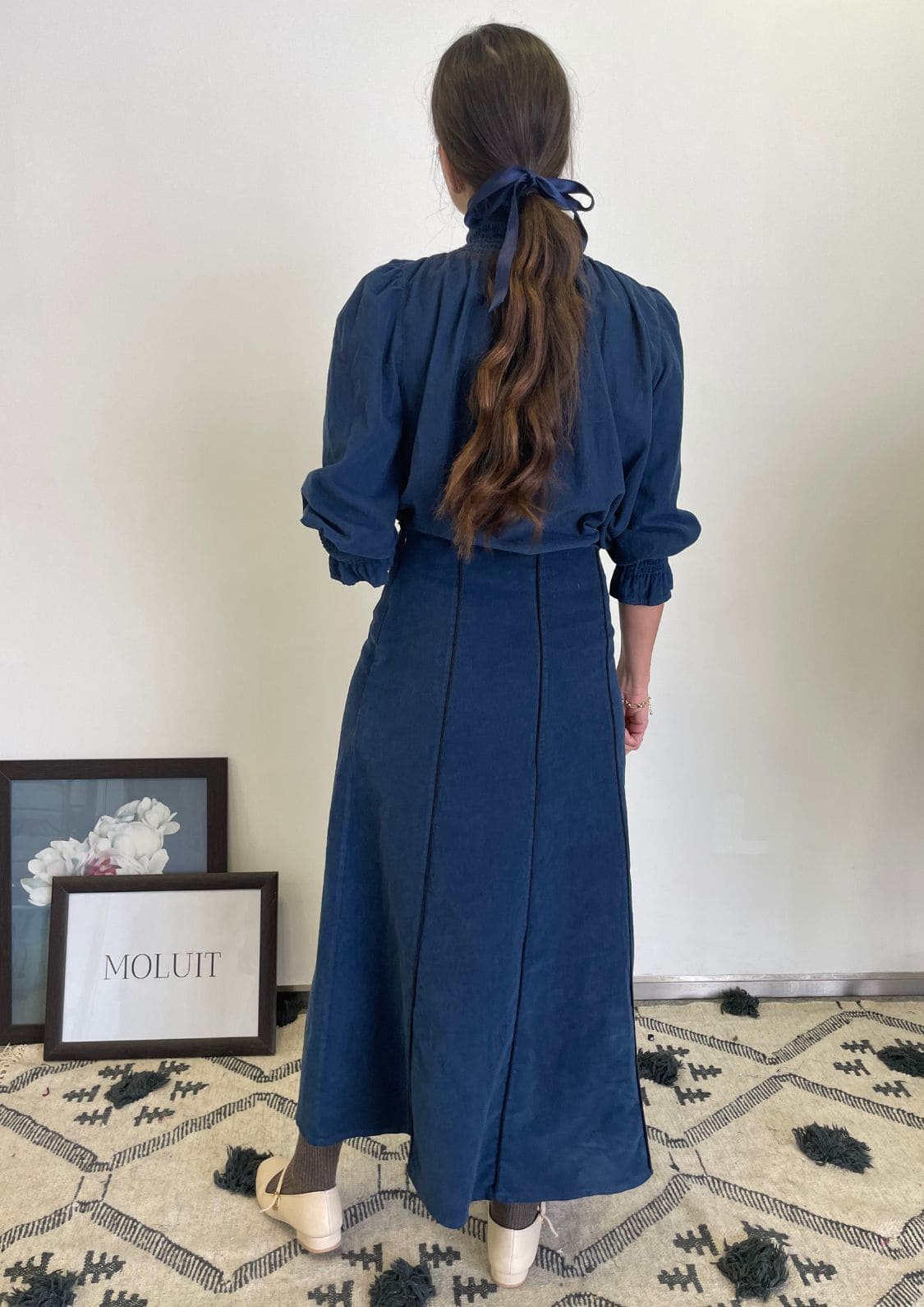 Falda Mesina - Azul marino