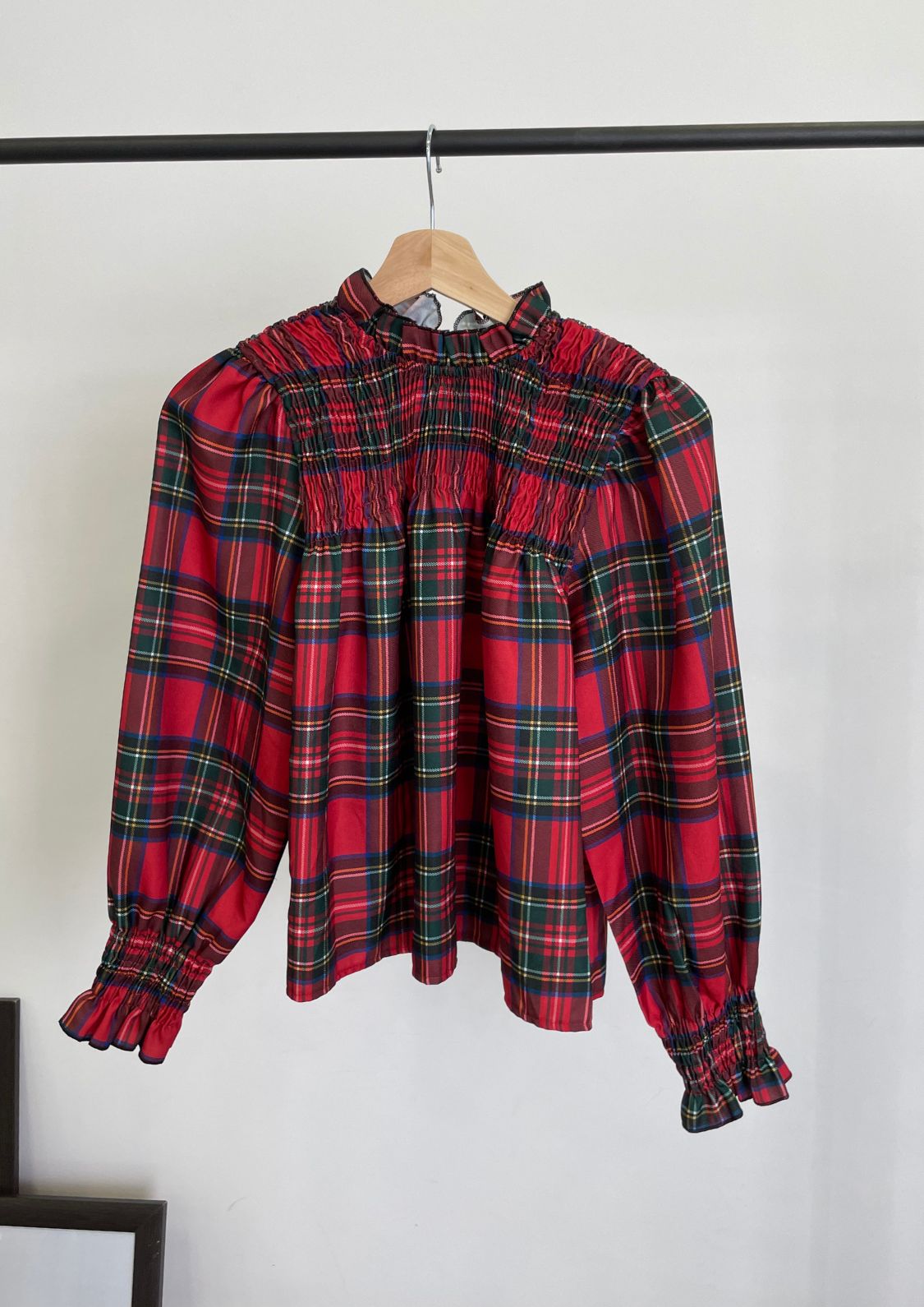Blusa Tartán - Rojo