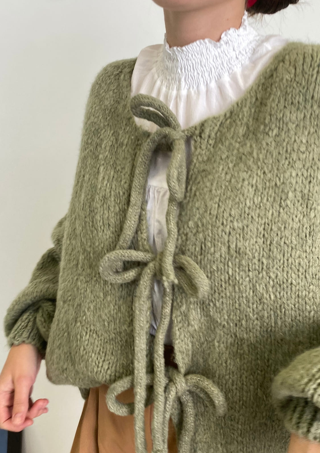 Chaqueta Lana - Verde oliva