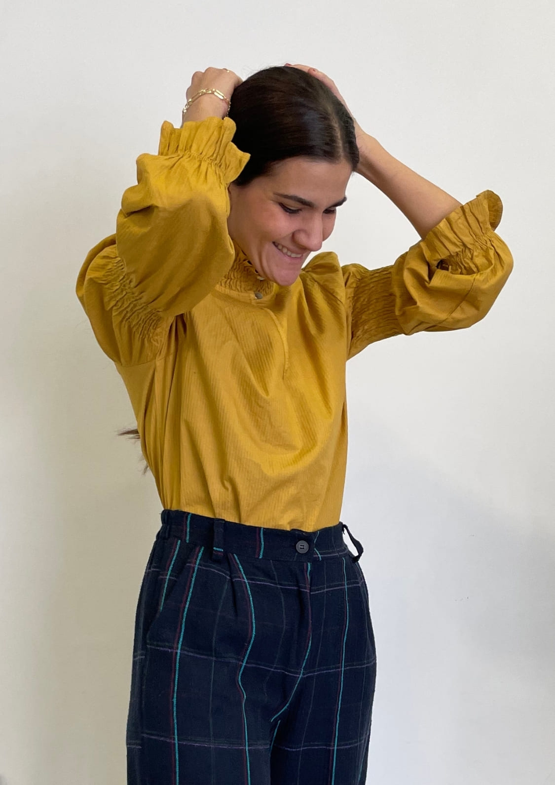 Blusa Sahara - Mostaza