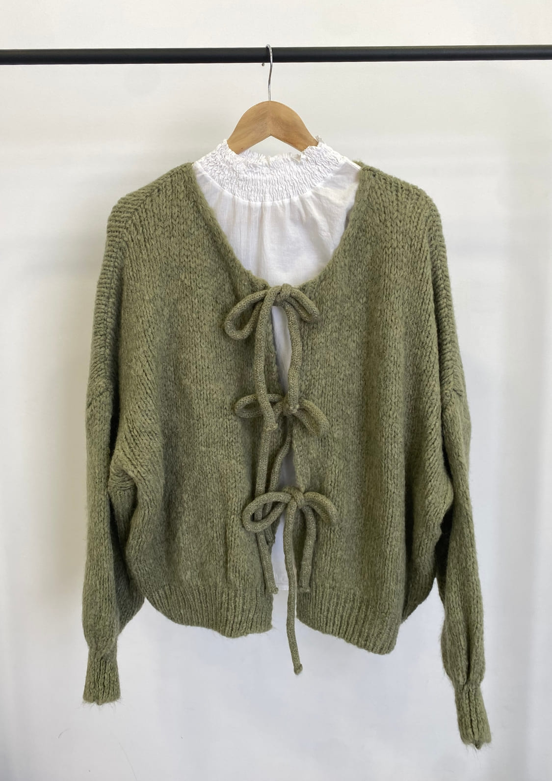 Chaqueta Lana - Verde oliva
