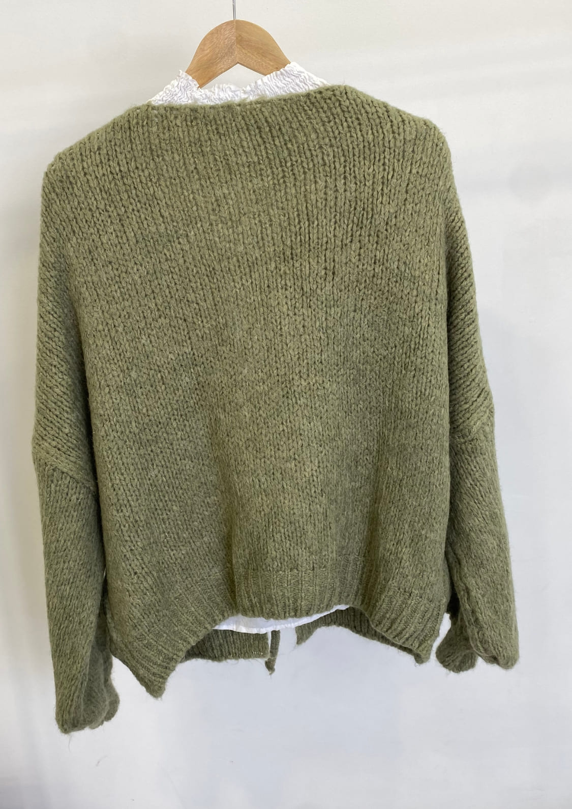 Chaqueta Lana - Verde oliva