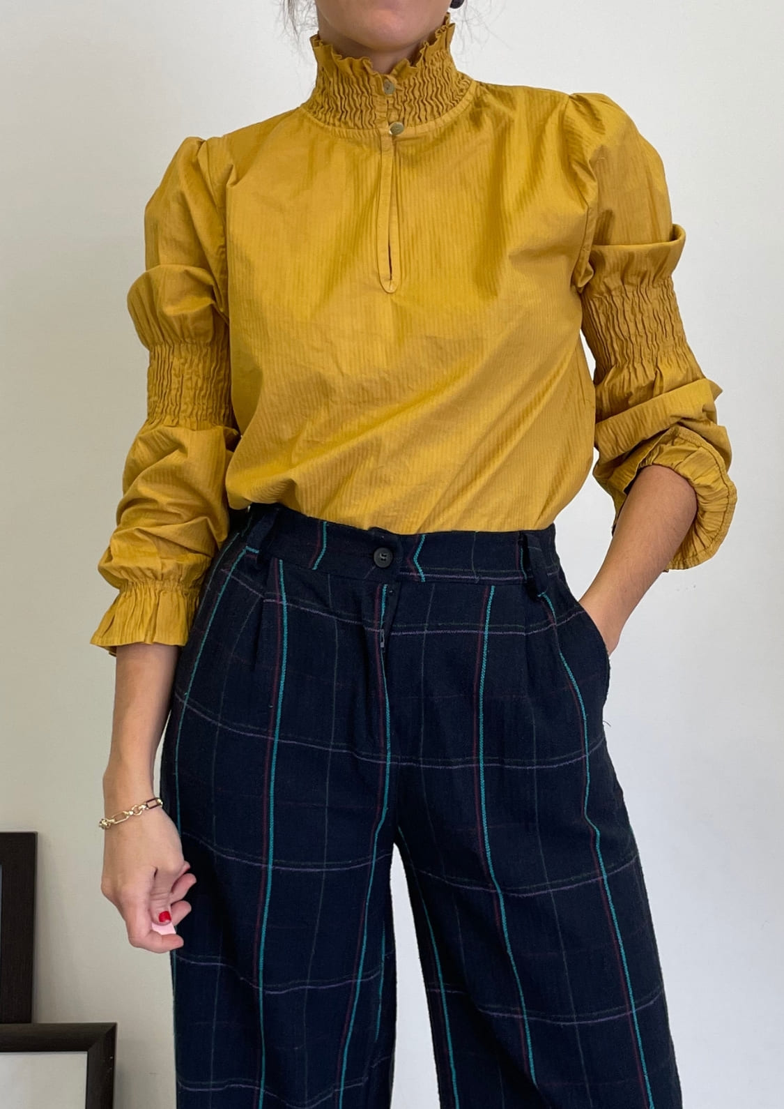 Blusa Sahara - Mostaza