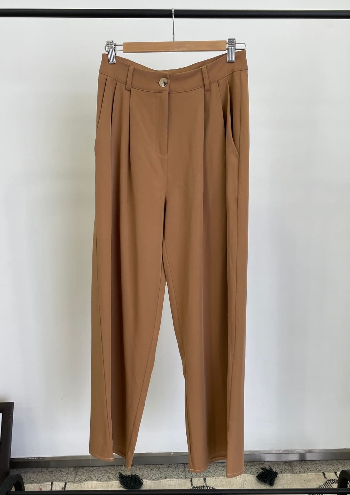 Pantalón palazzo Siena - Camel