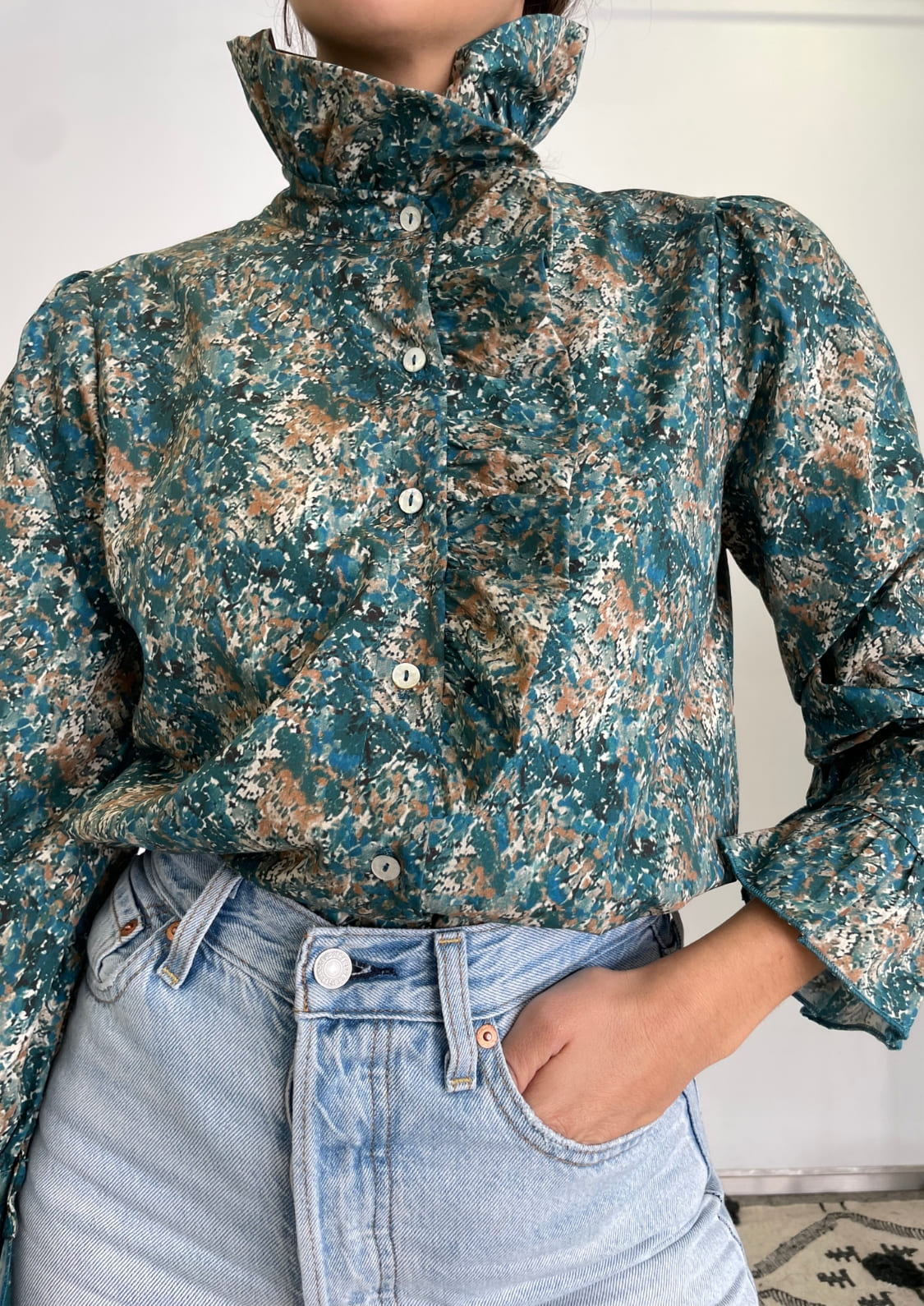 Blusa Monet - Azul