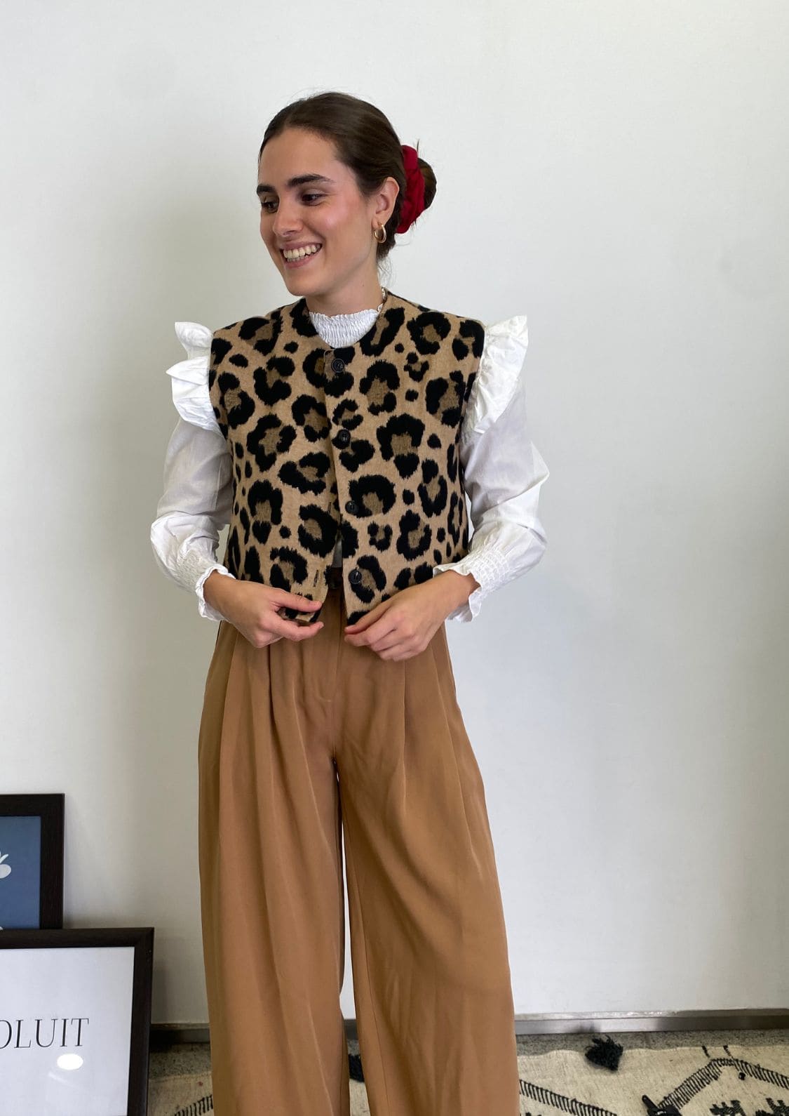Chaleco Lola - Leopardo