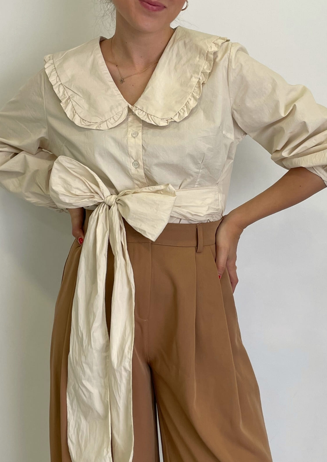 Blusa Praga - Beige