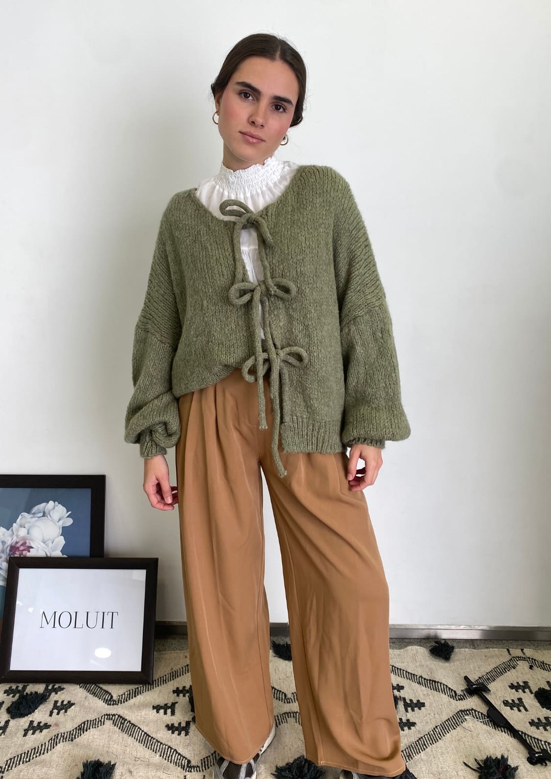 Chaqueta Lana - Verde oliva
