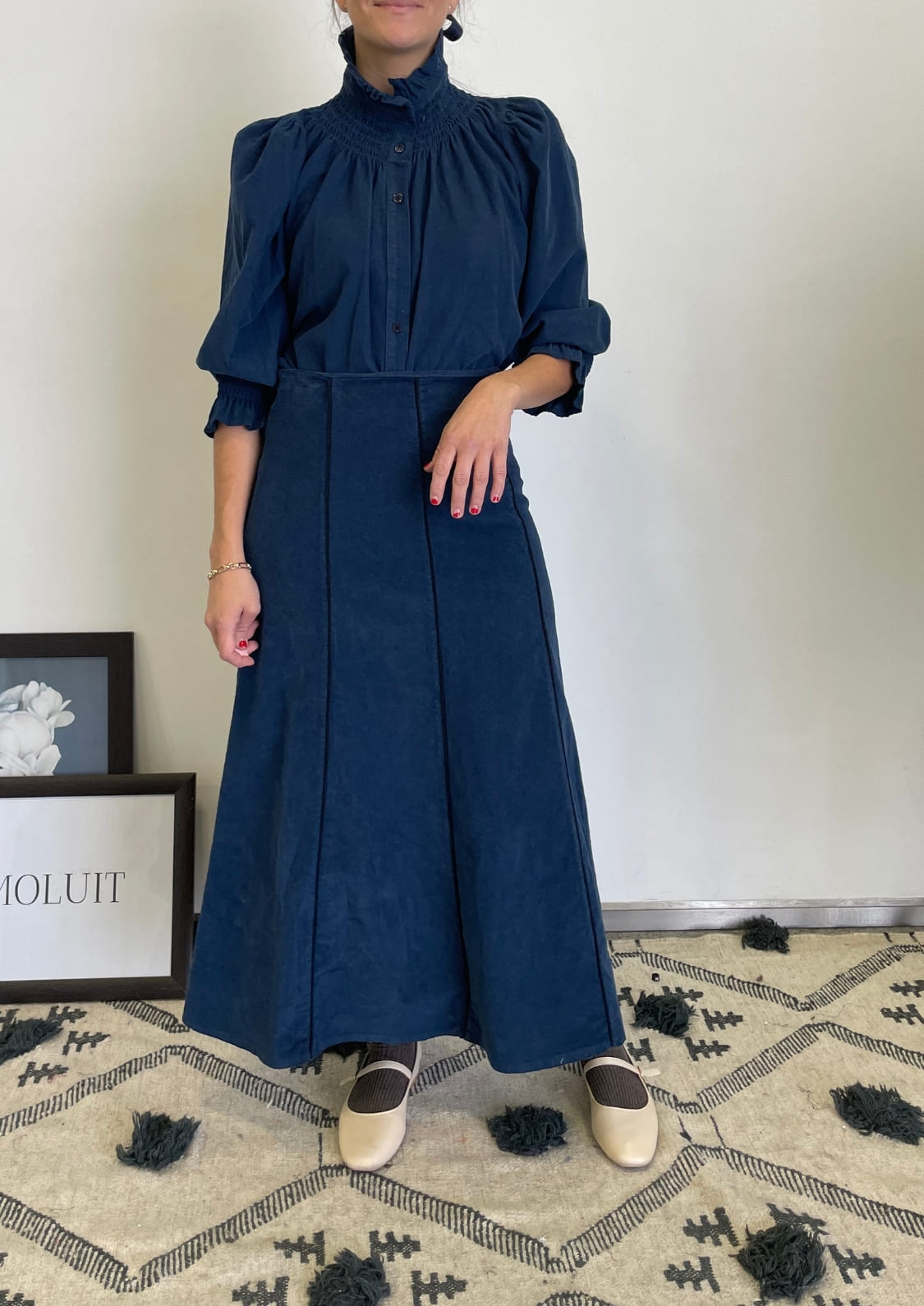Blusa Milán - Azul marino