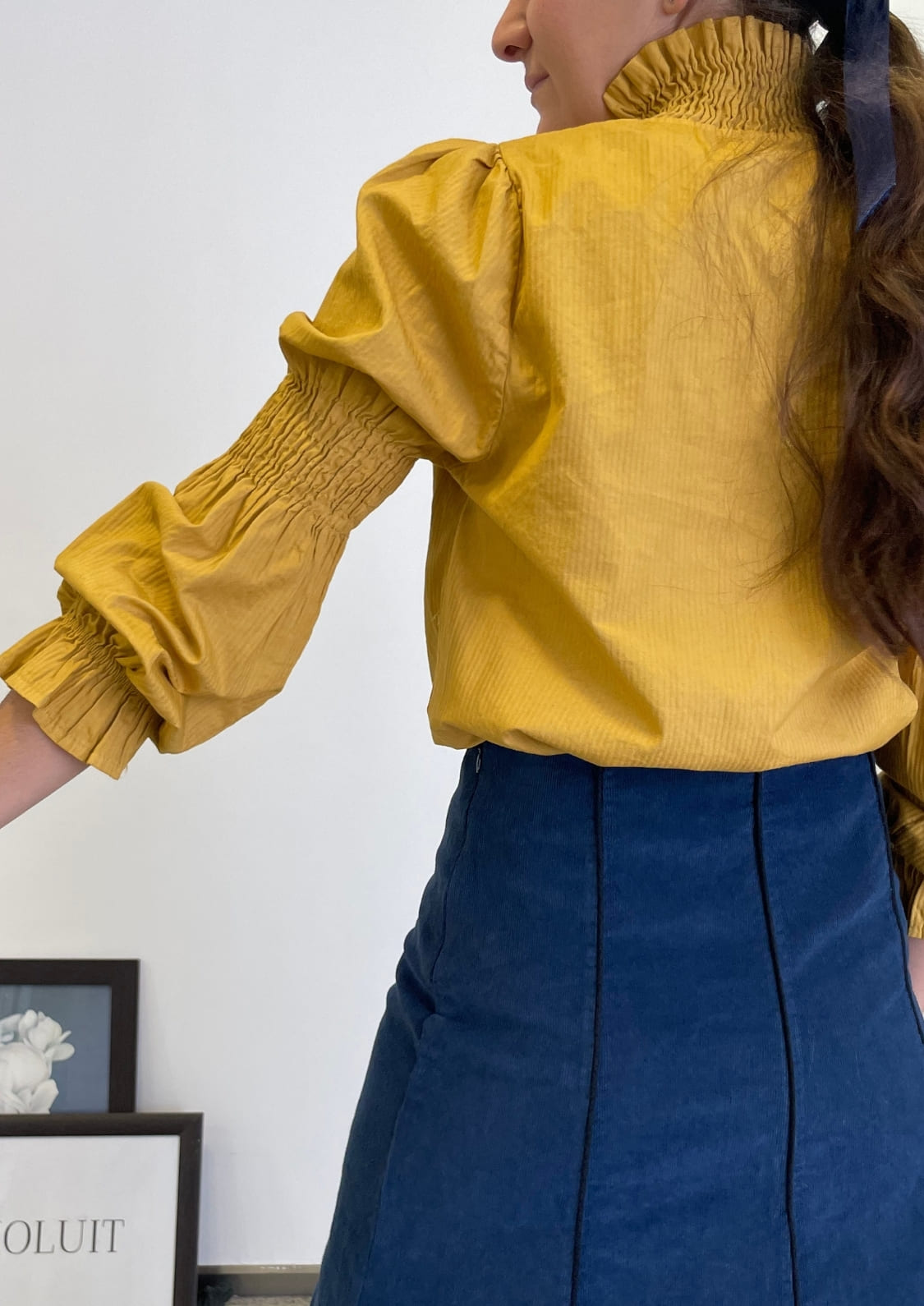 Blusa Sahara - Mostaza